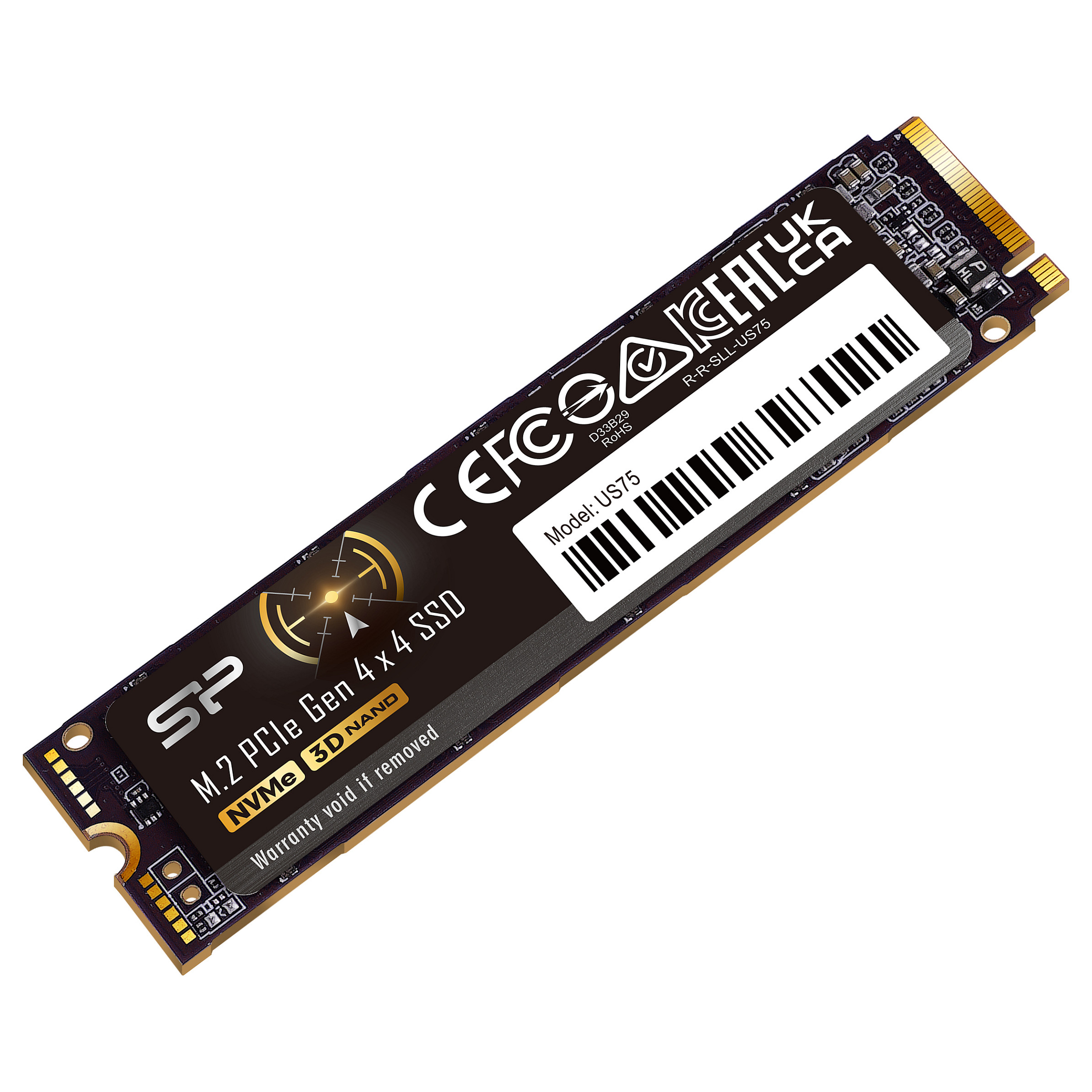 M.2 2TB Silicon Power US75 2280 2TB PCIe 4.0 x4 NVMe