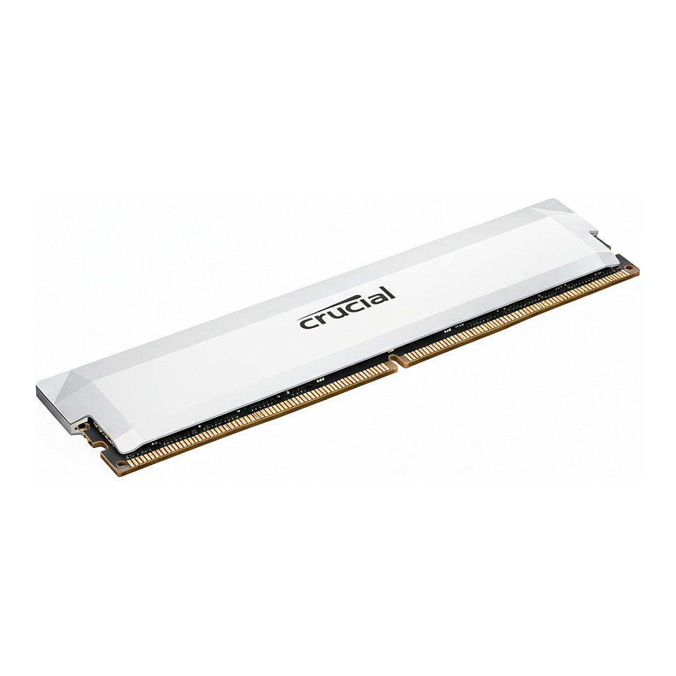 16GB Crucial DIMM Pro OC 6400MHz (Blanc) Version OEM (Tray)