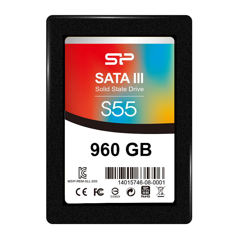 2,5" 960GB Silicon Power SATAIII S55 3D NAND Black