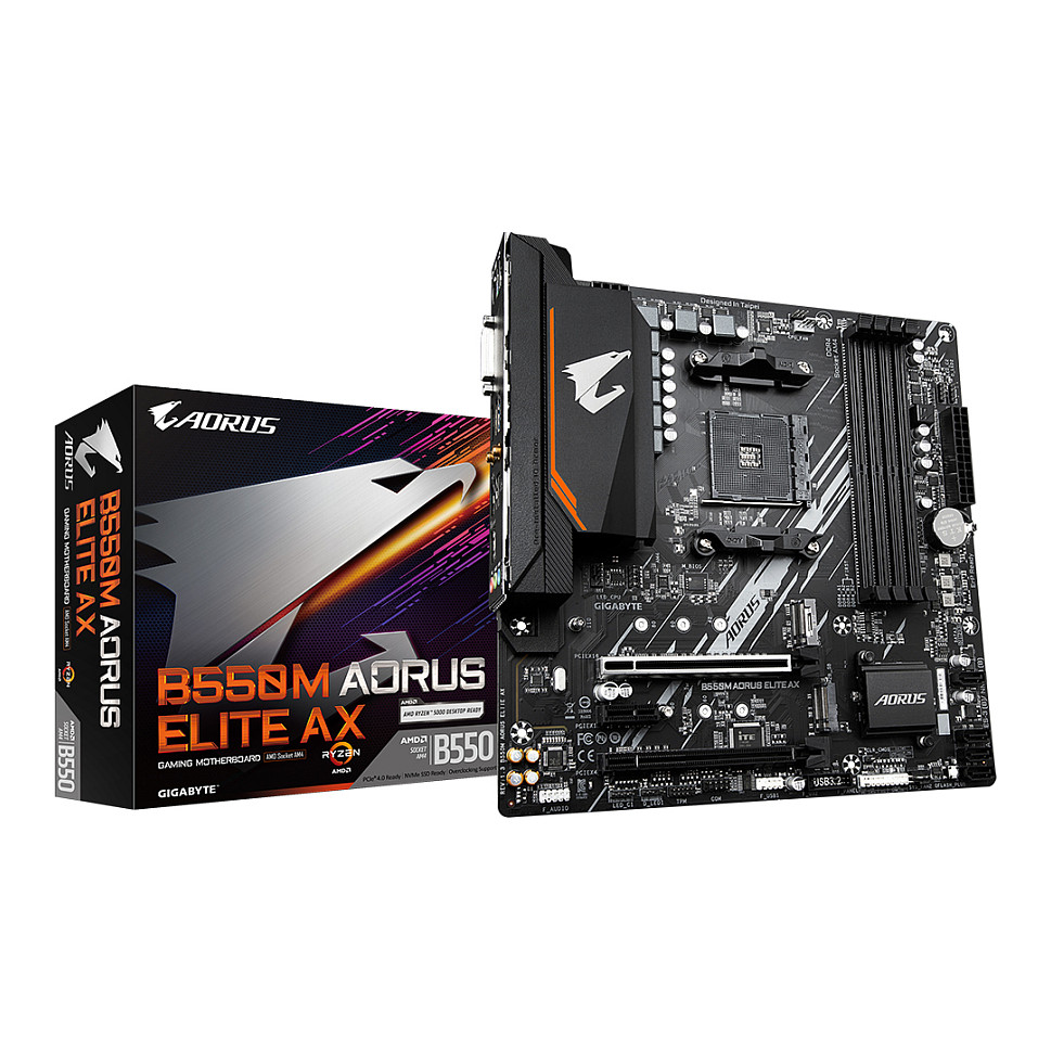 Gigabyte B550M AORUS Elite AX (B550.AM4.mATX.DDR4)