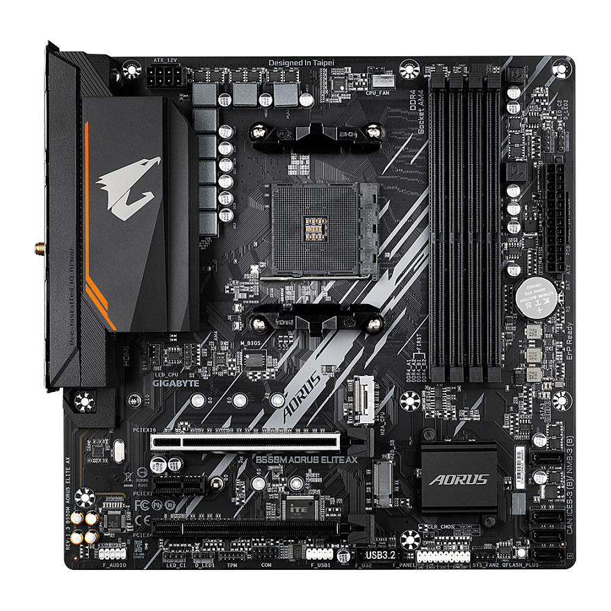 Gigabyte B550M AORUS Elite AX (B550.AM4.mATX.DDR4)