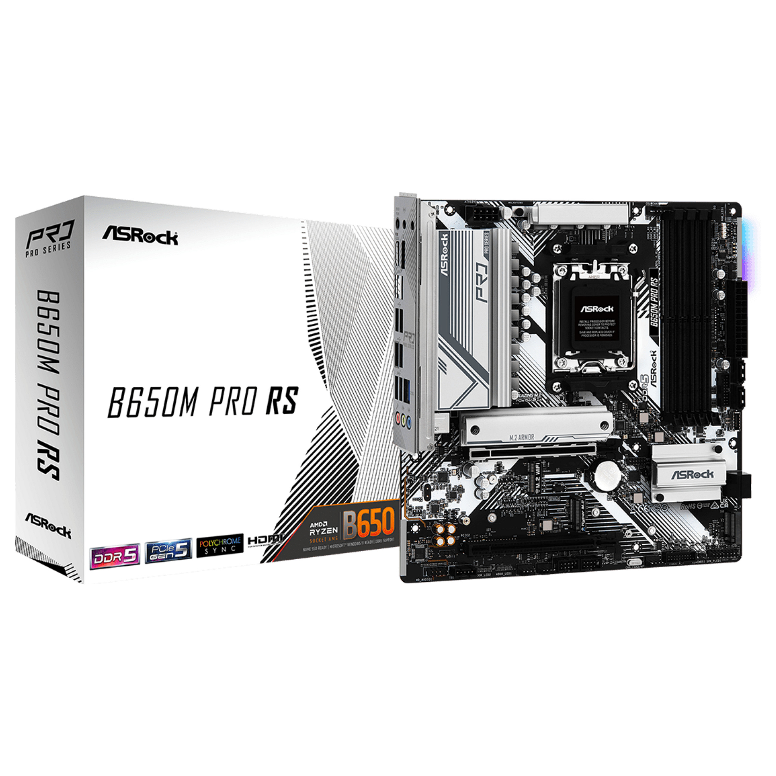 ASRock B650M Pro RS AM5 mATX HDMI/DP DDR5 retail