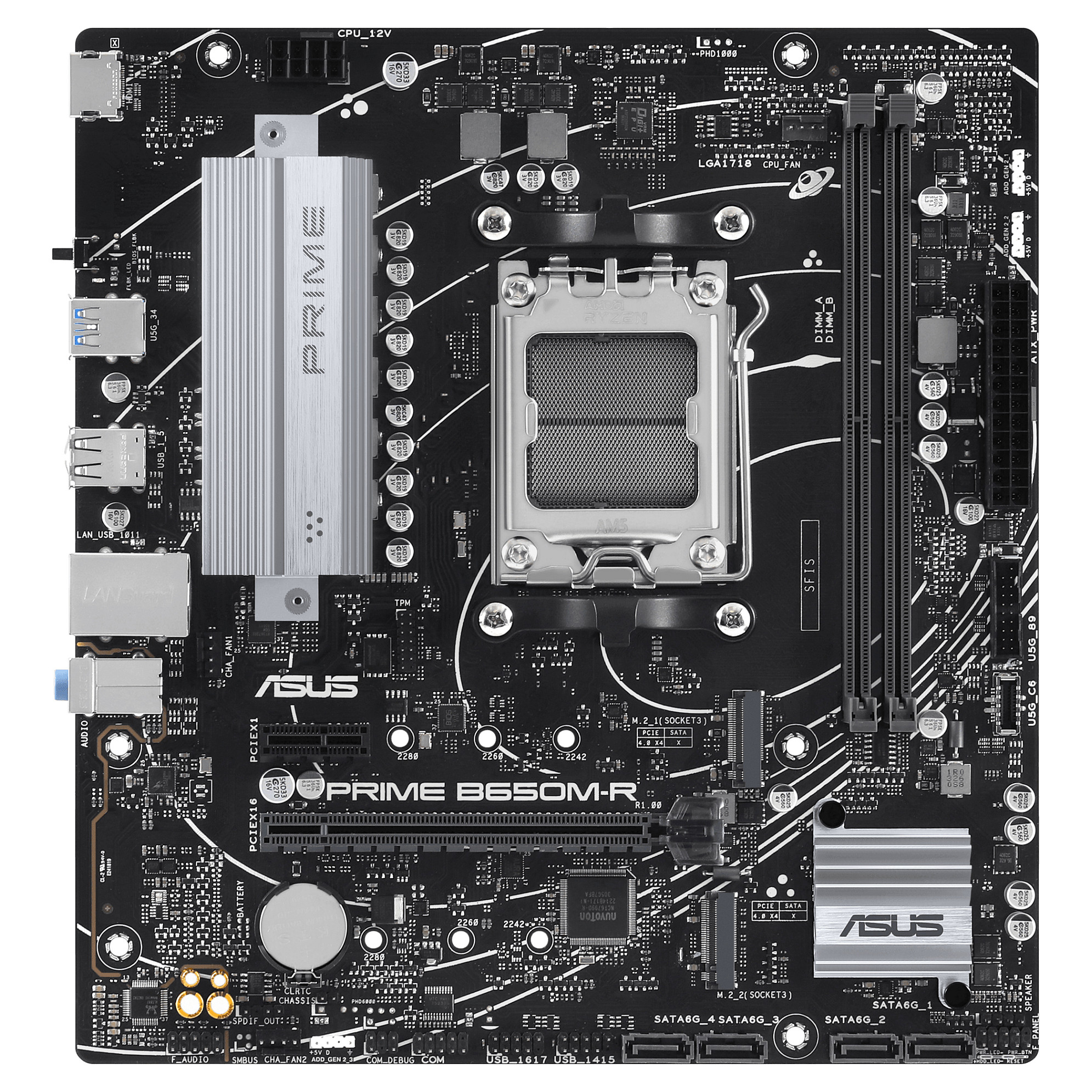 ASUS PRIME B650M-R (AMD.AM5.DDR5.mATX)