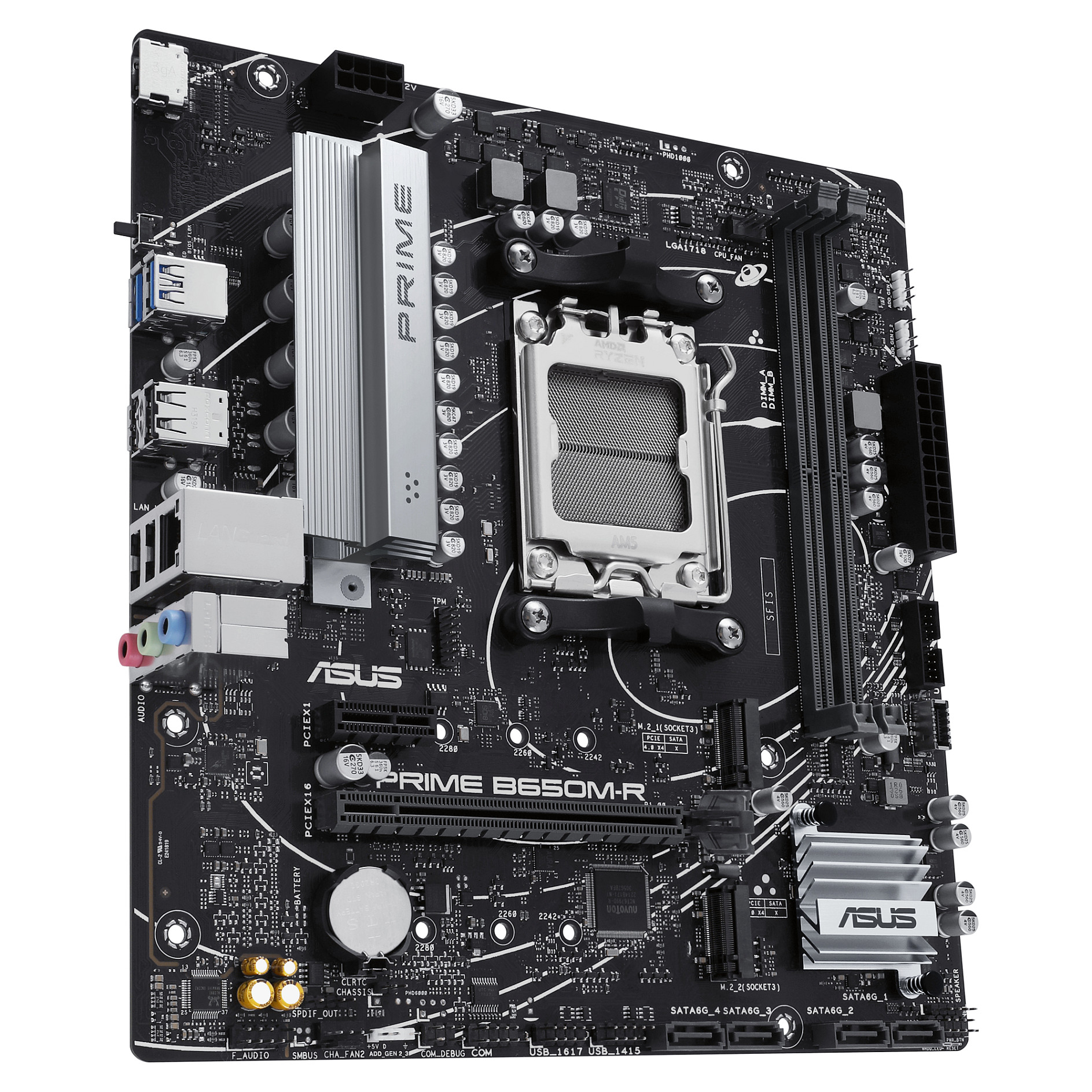 ASUS PRIME B650M-R (AMD.AM5.DDR5.mATX)