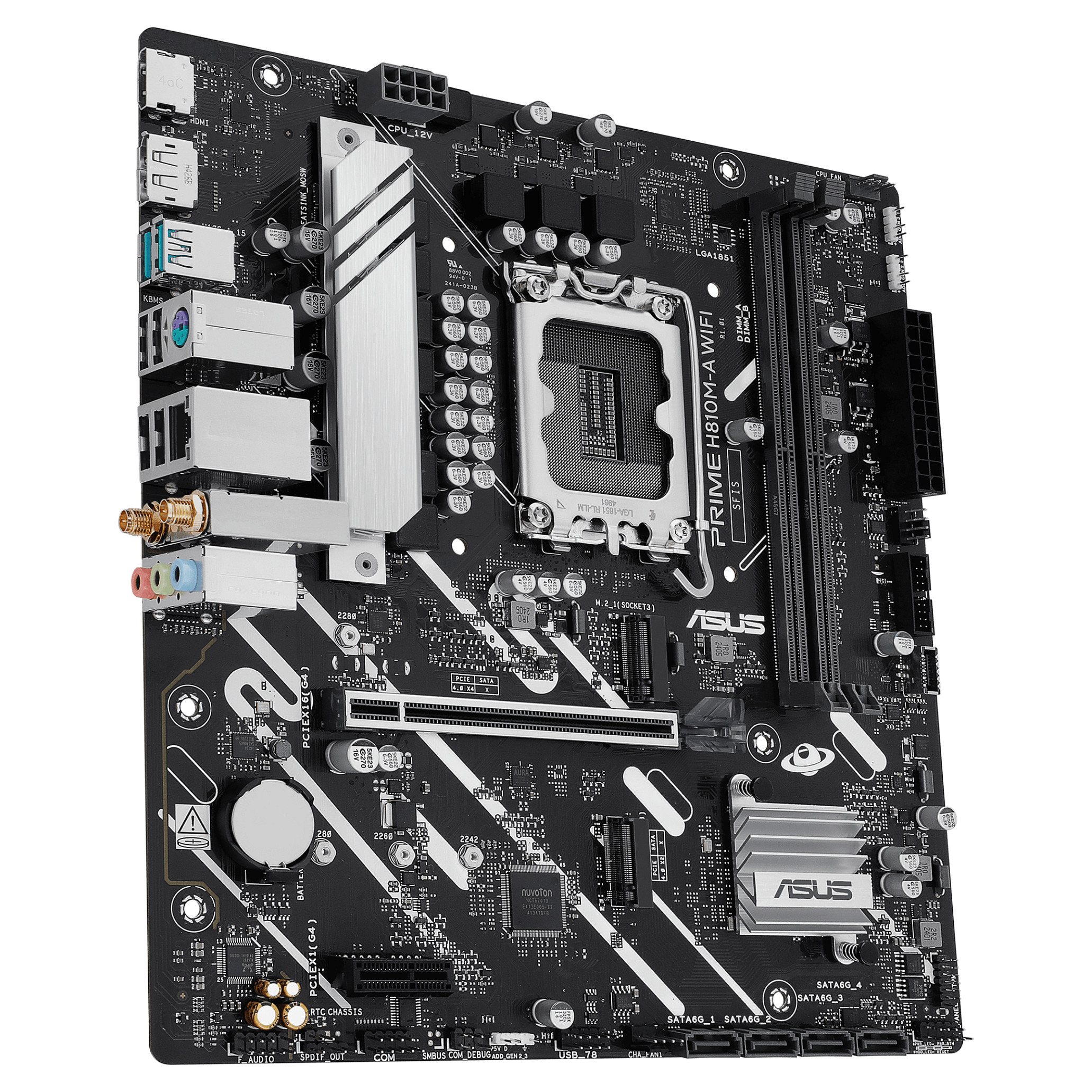 ASUS PRIME H810M-A WIFI (Intel.LGA1851.DDR5.mATX)