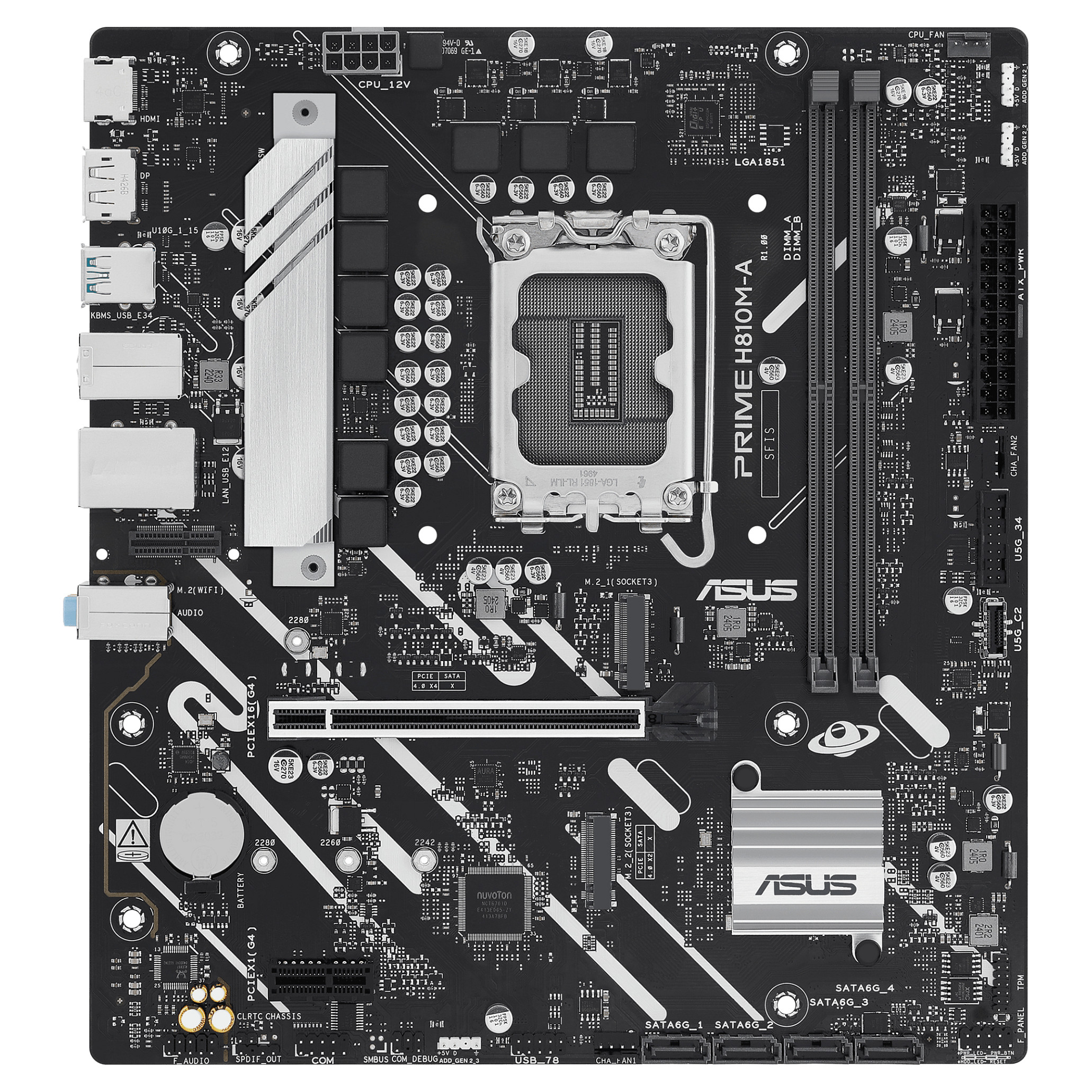 ASUS PRIME H810M-A-CSM (Intel.LGA1851.DDR5.mATX)