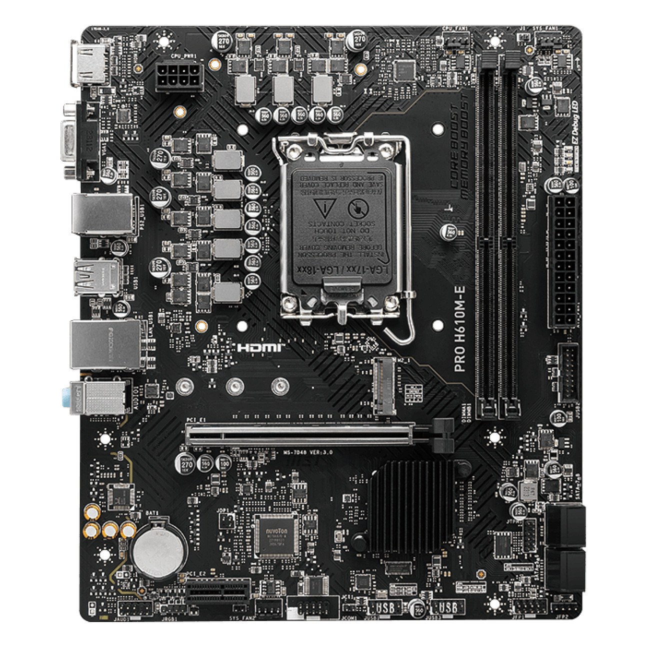 1700 MSI PRO H610M-E