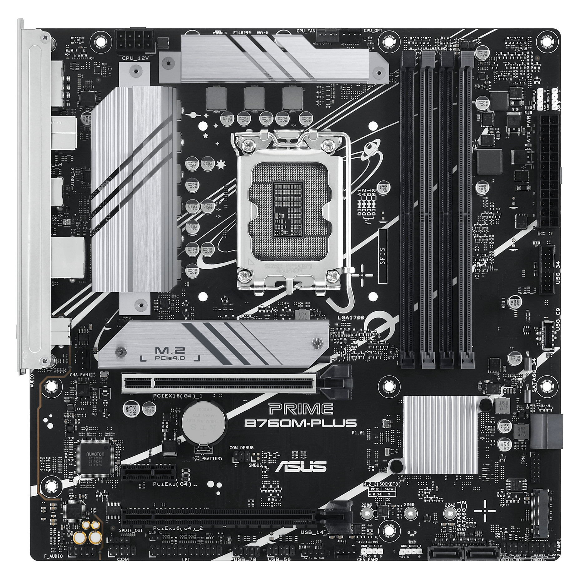ASUS PRIME B760M-PLUS (Intel.1700.DDR5.mATX)