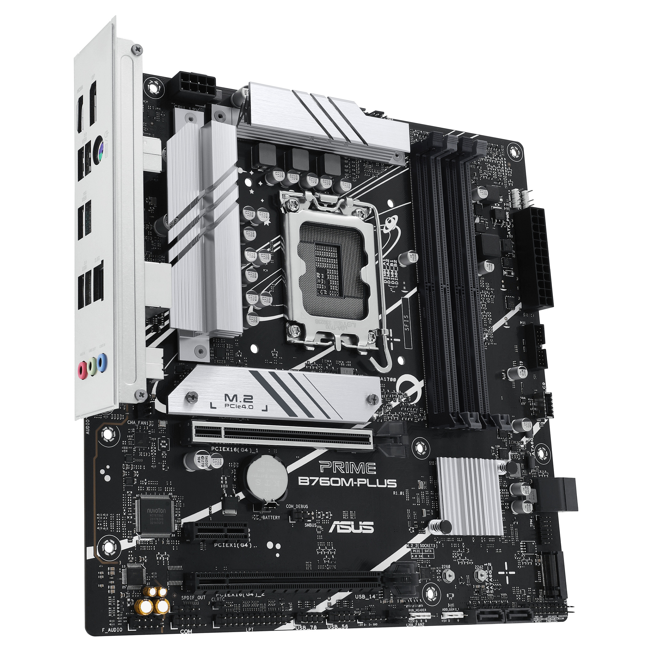 ASUS PRIME B760M-PLUS (Intel.1700.DDR5.mATX)