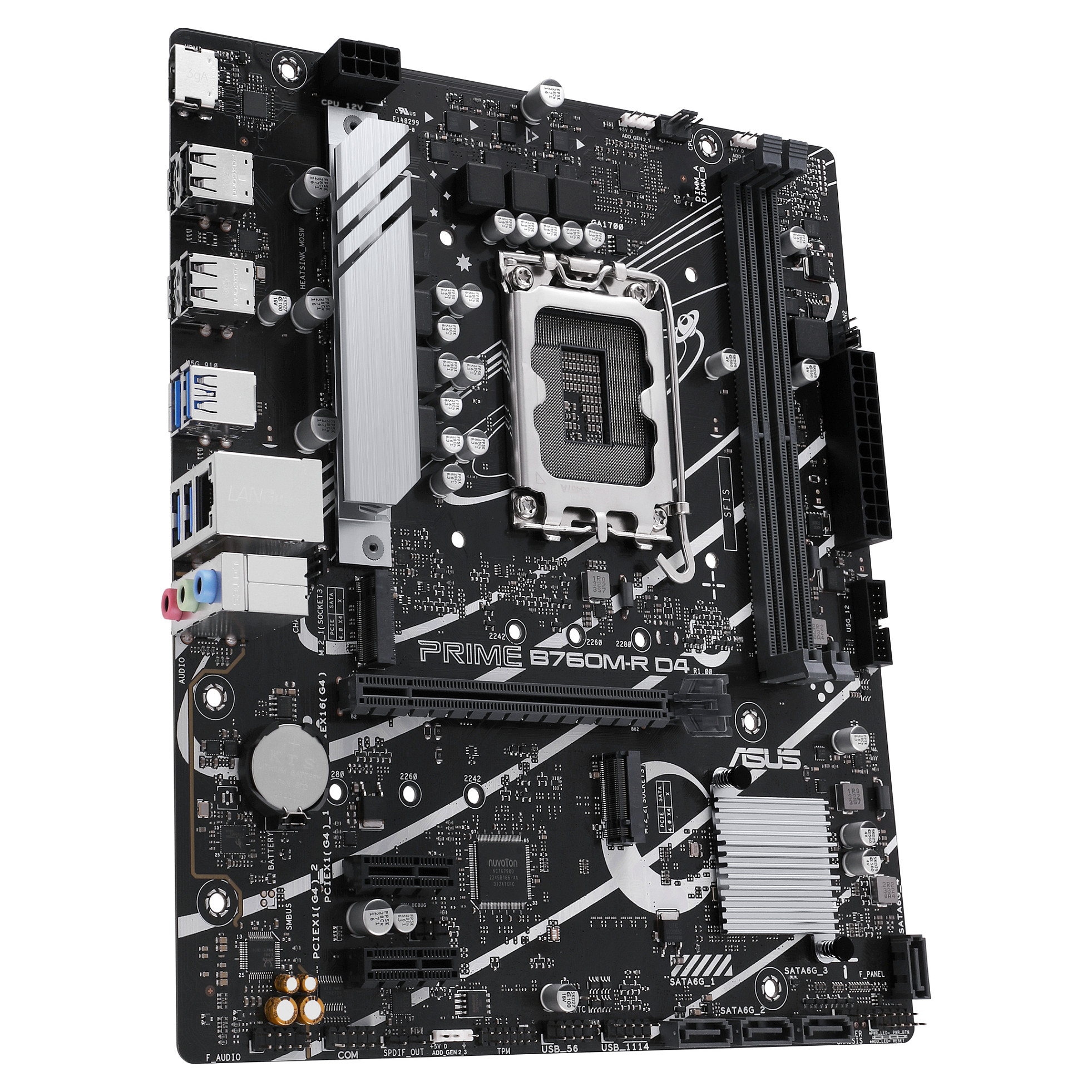 ASUS PRO B760M-R D4 (Intel.1700.DDR4.mATX)