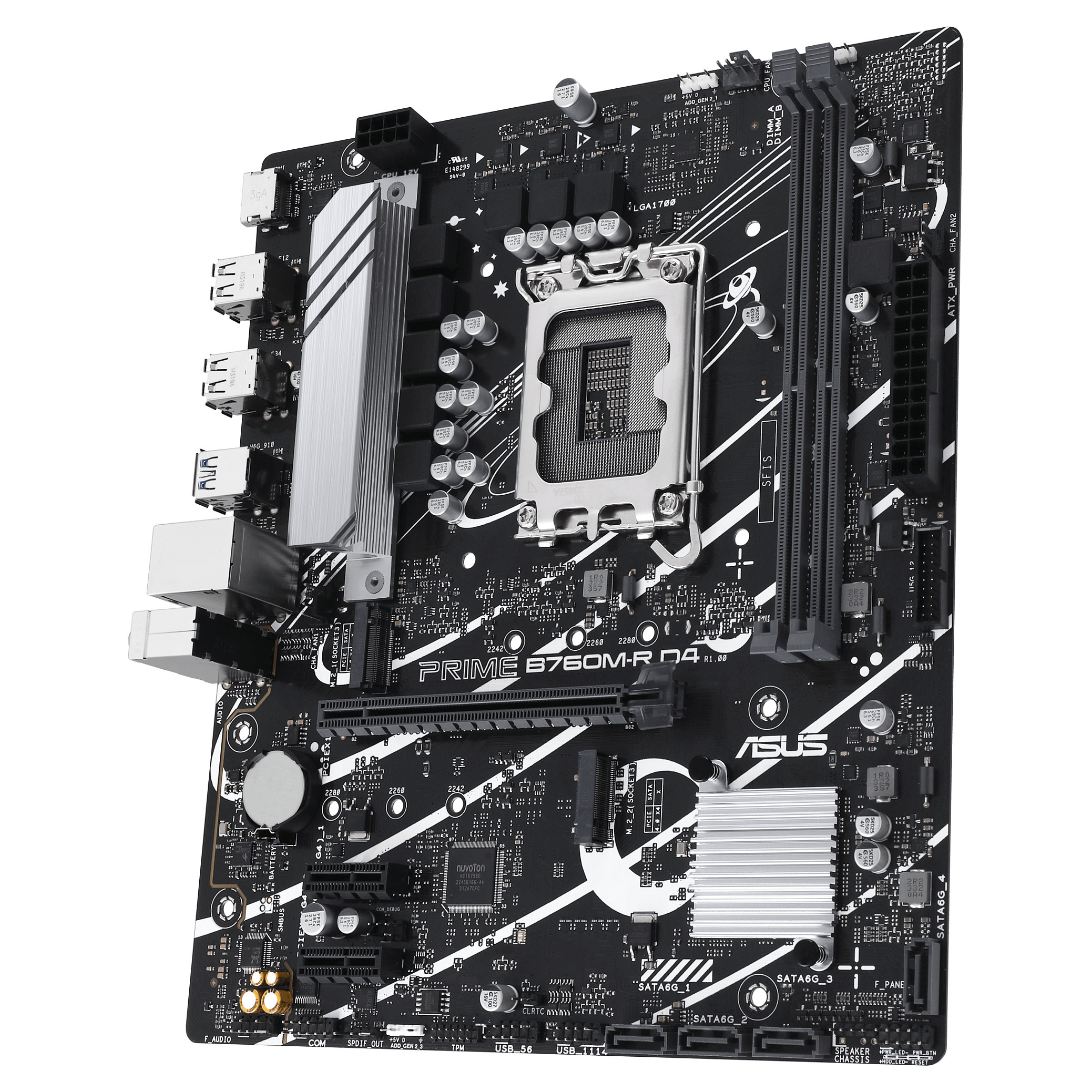 ASUS PRO B760M-R D4 (Intel.1700.DDR4.mATX)
