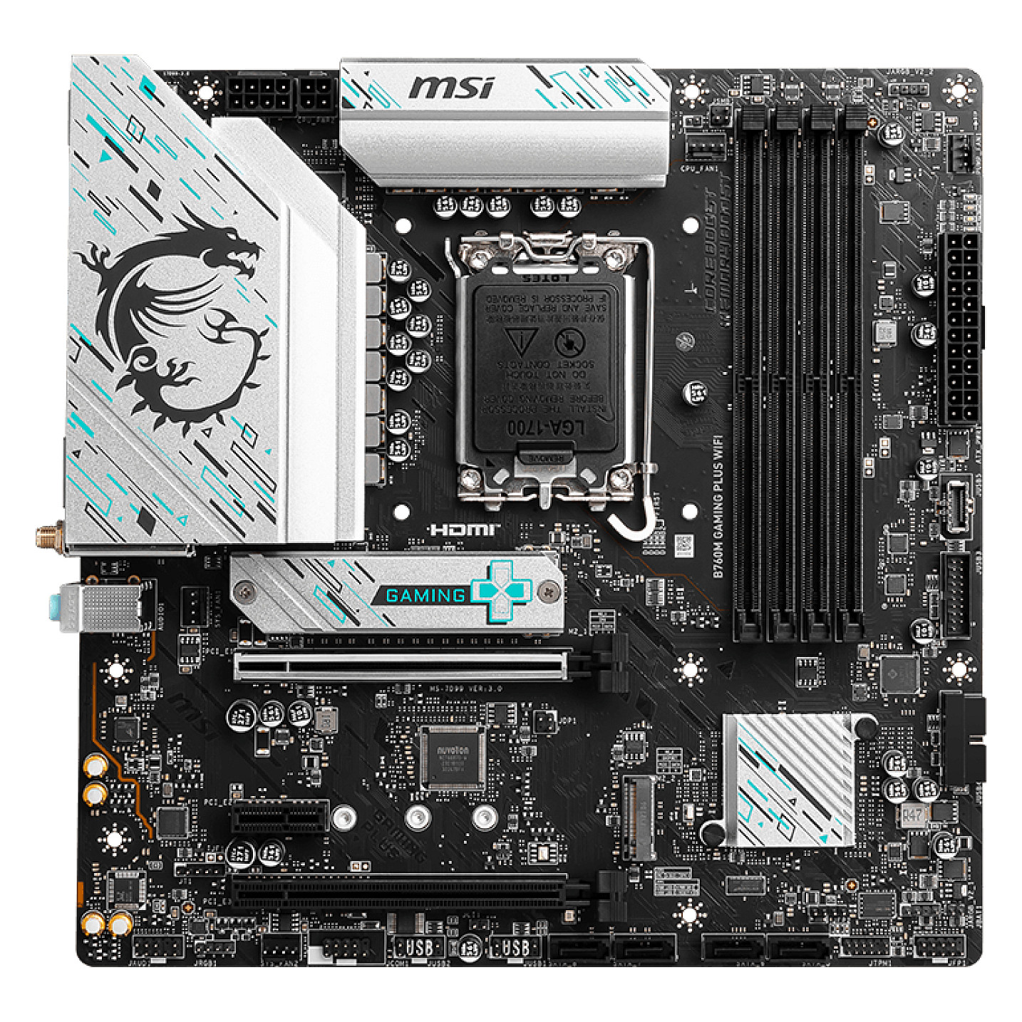 MAG B760M Gaming Plus Wifi (B760.S1700.mATX.DDR5)