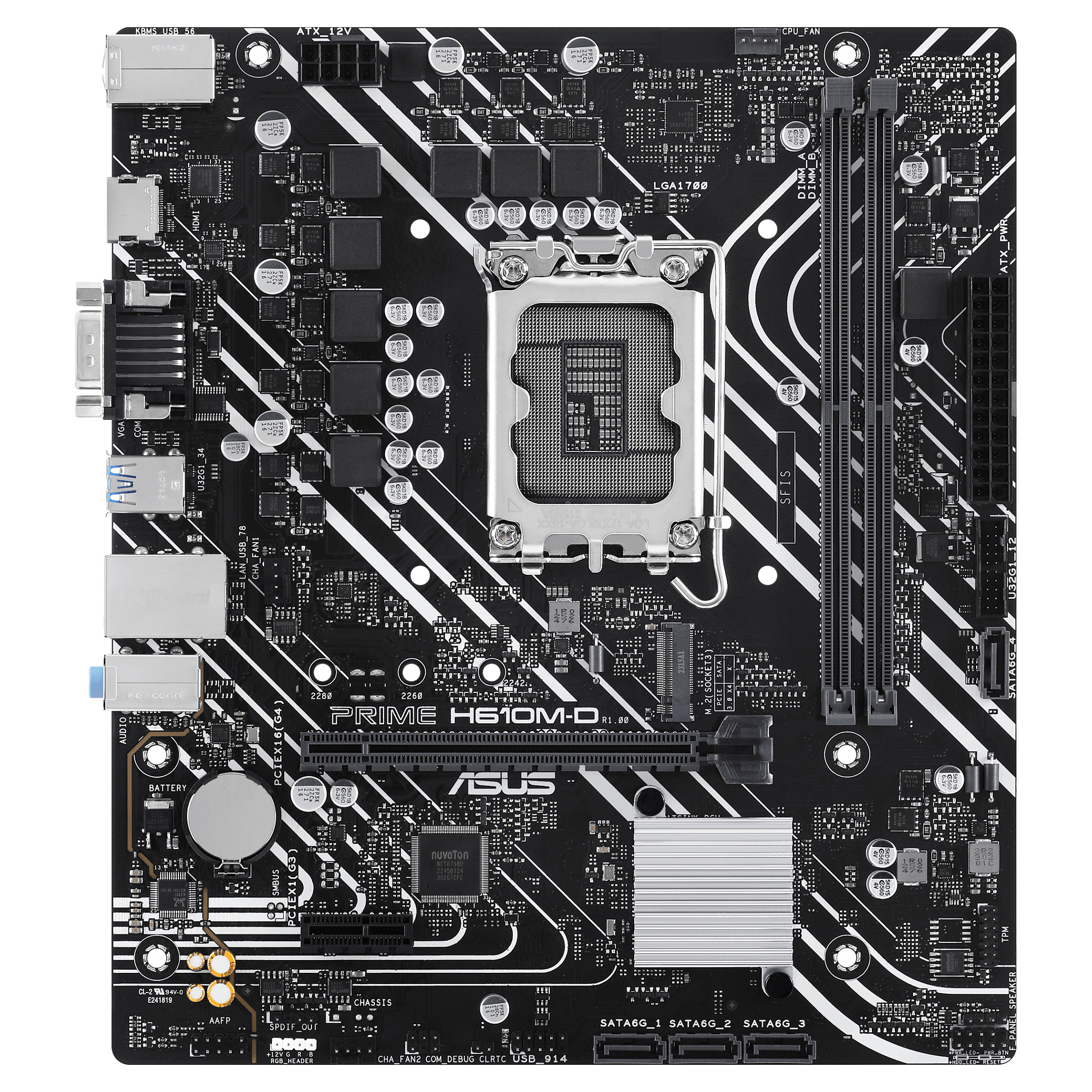 ASUS PRIME H610M-D (Intel.1700.DDR5.mATX)