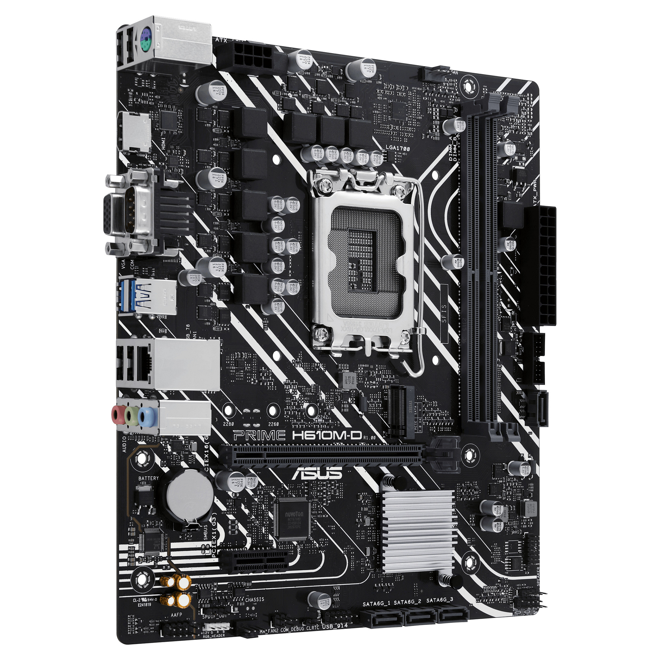 ASUS PRIME H610M-D (Intel.1700.DDR5.mATX)