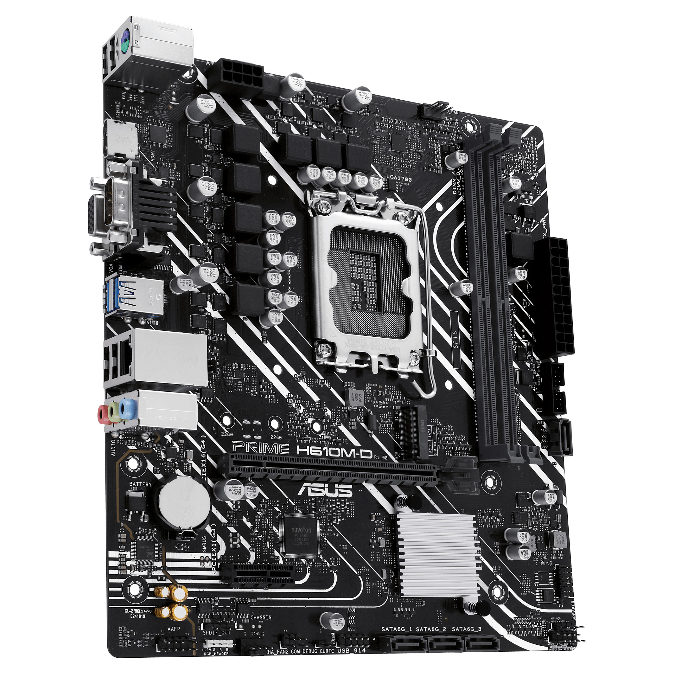 ASUS PRIME H610M-D (Intel.1700.DDR5.mATX)