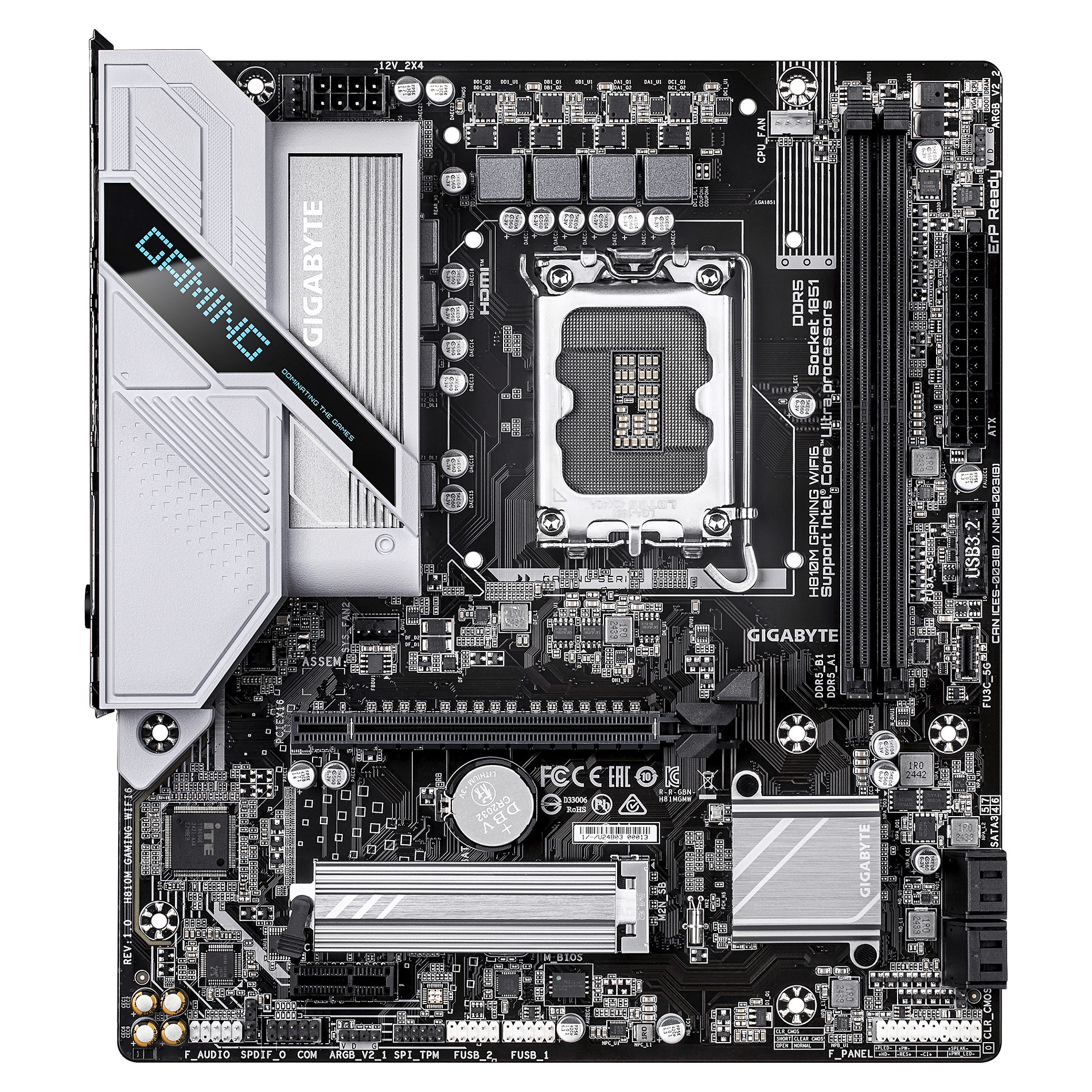 H810M GAMING WIFI6 LGA1851 MB
