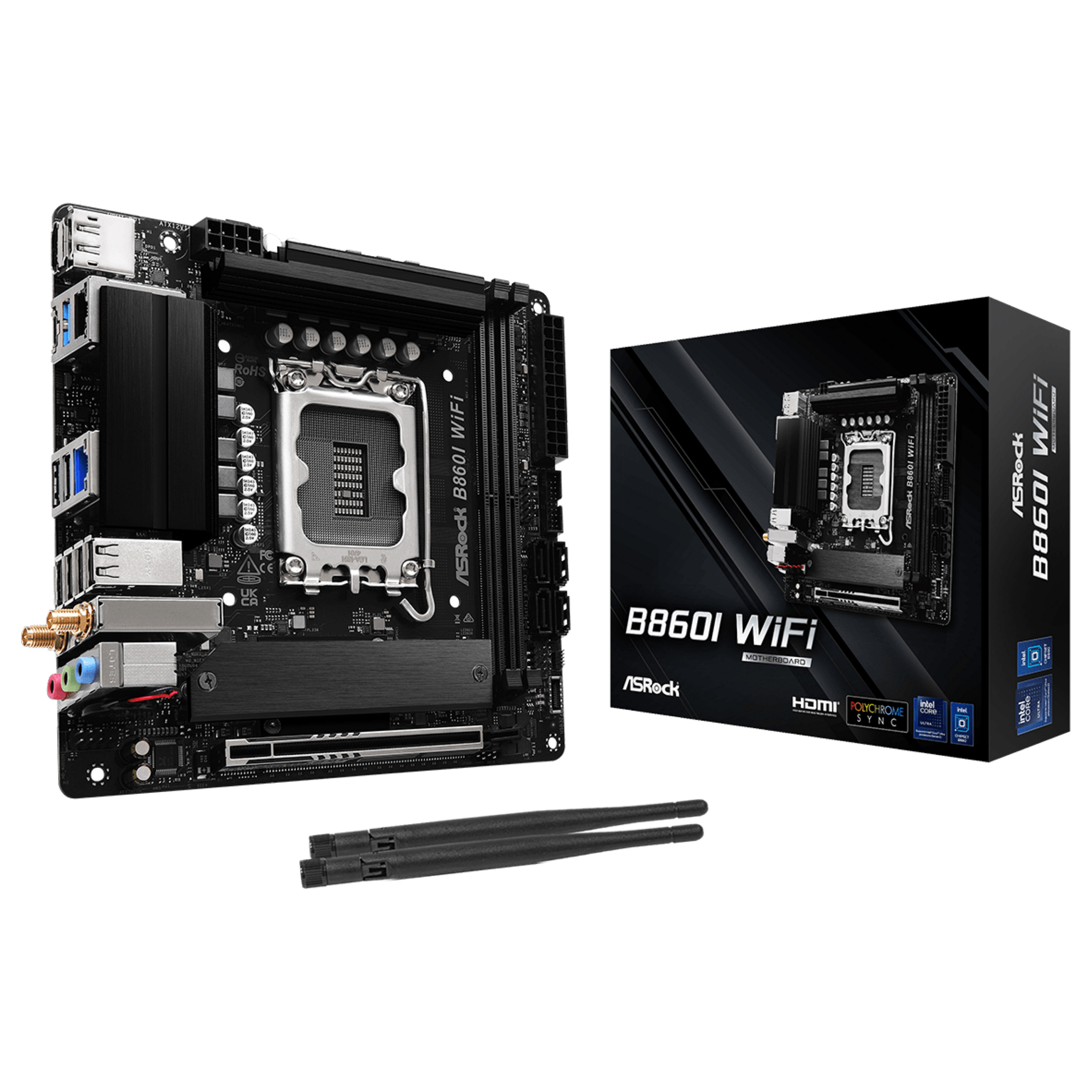 B860I WiFi 1851 mITX HDMI/DP DDR5