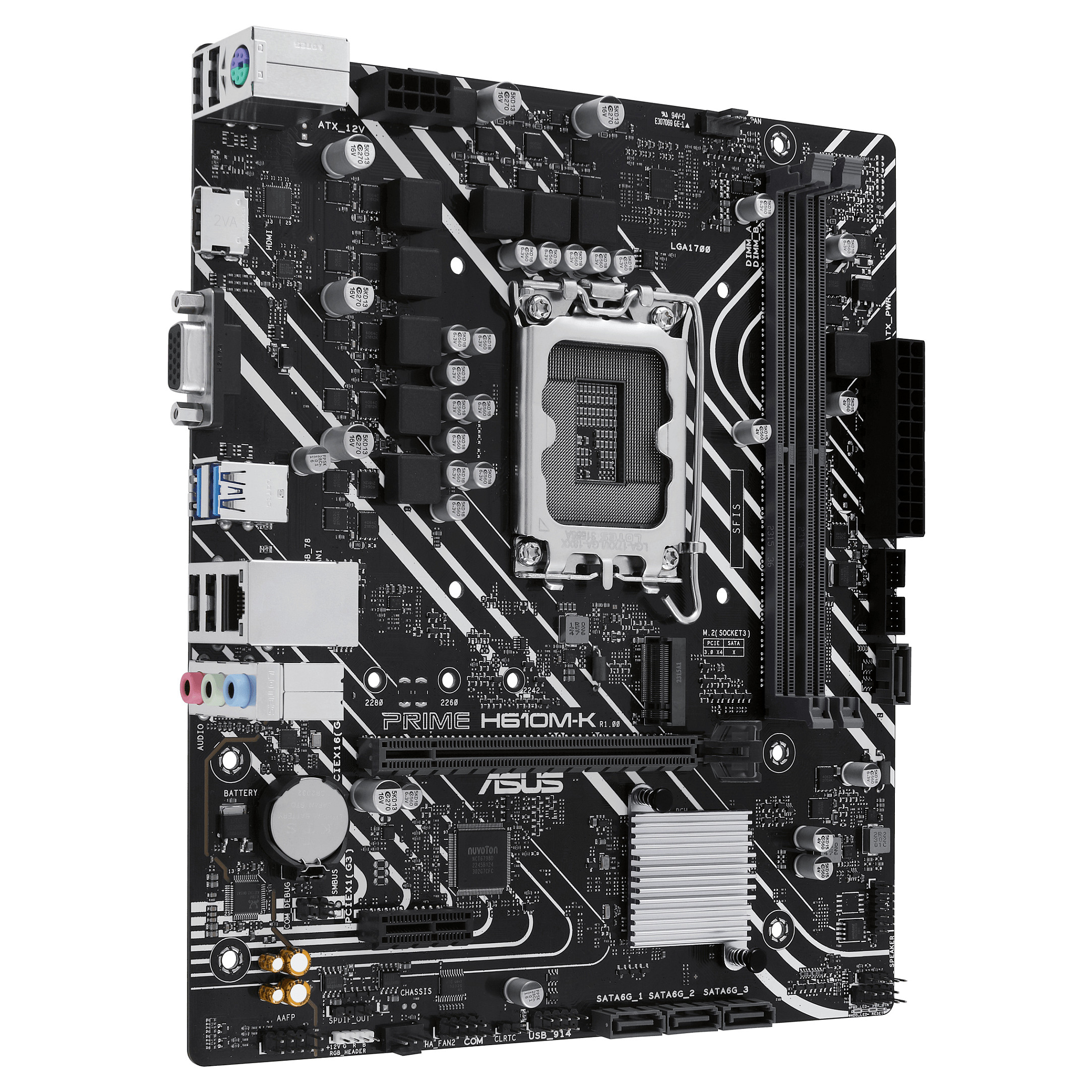 ASUS PRIME H610M-K (Intel.1700.DDR5.mATX)