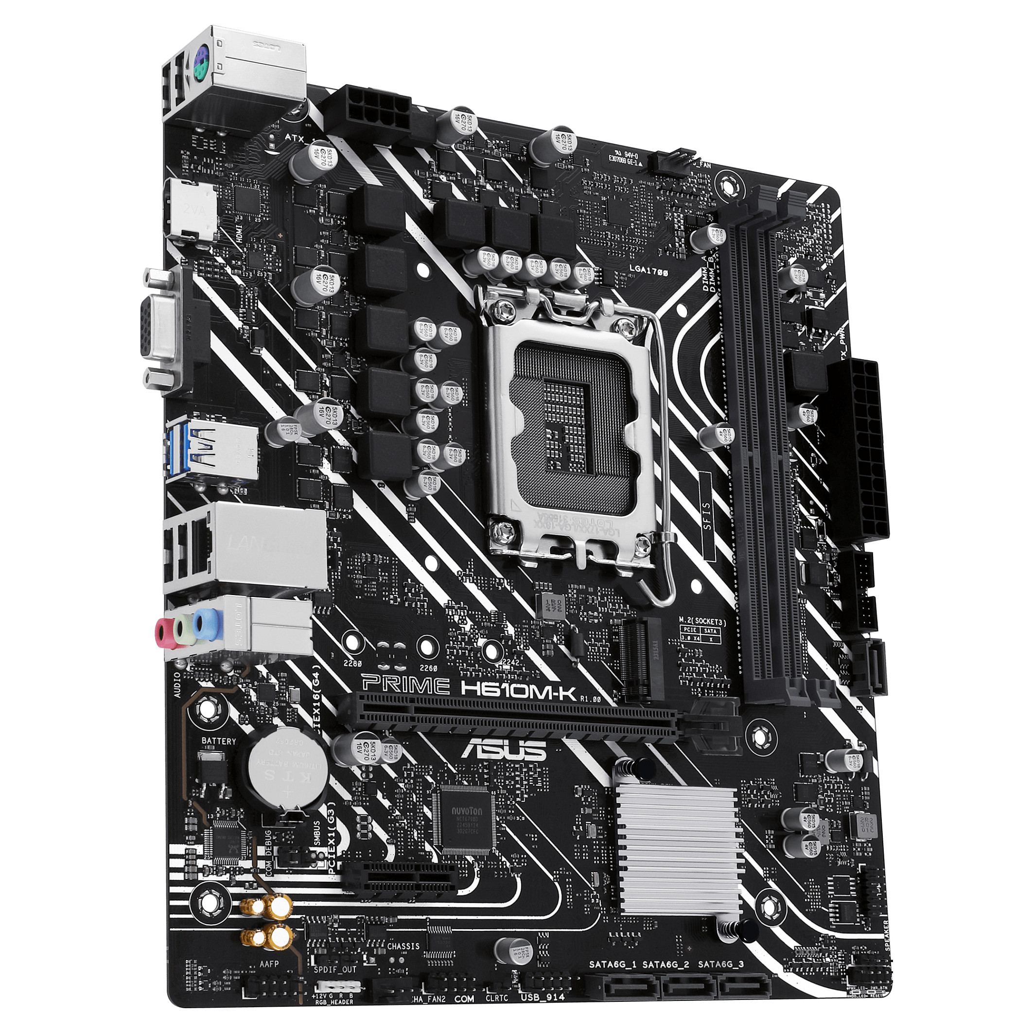 ASUS PRIME H610M-K (Intel.1700.DDR5.mATX)