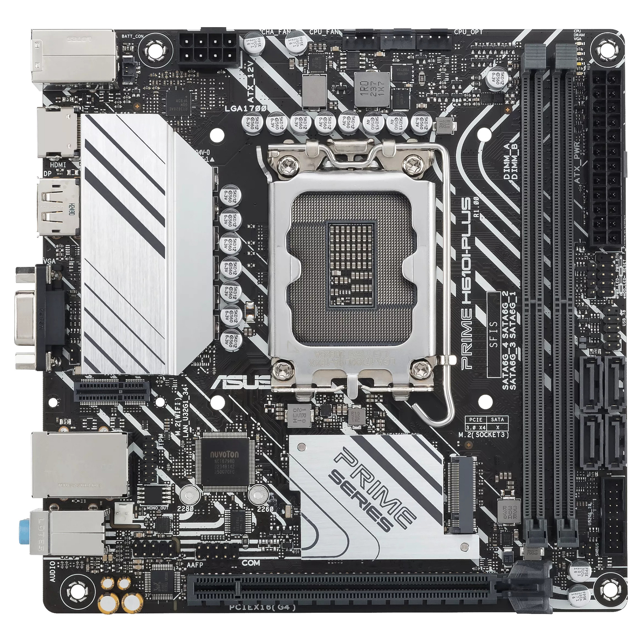 ASUS PRIME H610I-PLUS-CSM (AMD.AM4.DDR4.mATX)
