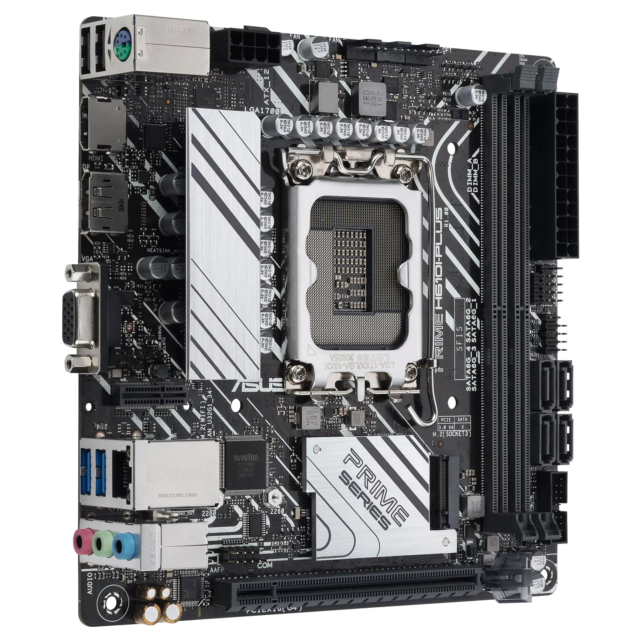 ASUS PRIME H610I-PLUS-CSM (AMD.AM4.DDR4.mATX)