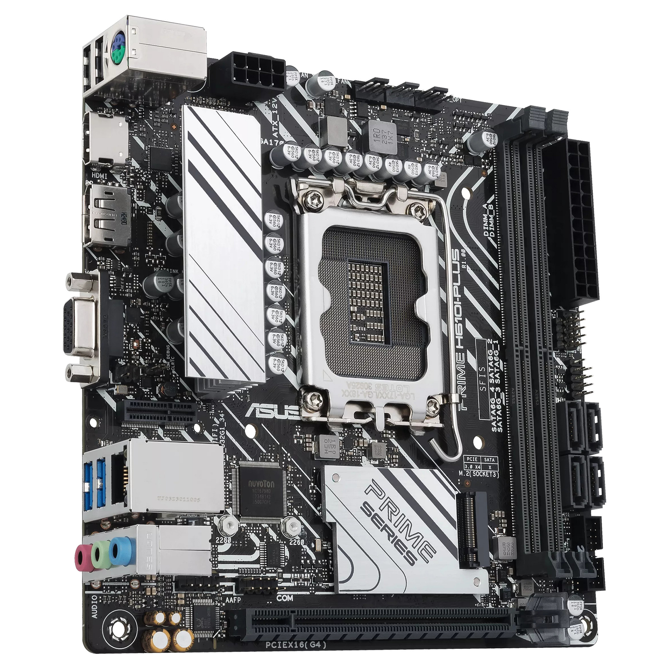 ASUS PRIME H610I-PLUS-CSM (AMD.AM4.DDR4.mATX)