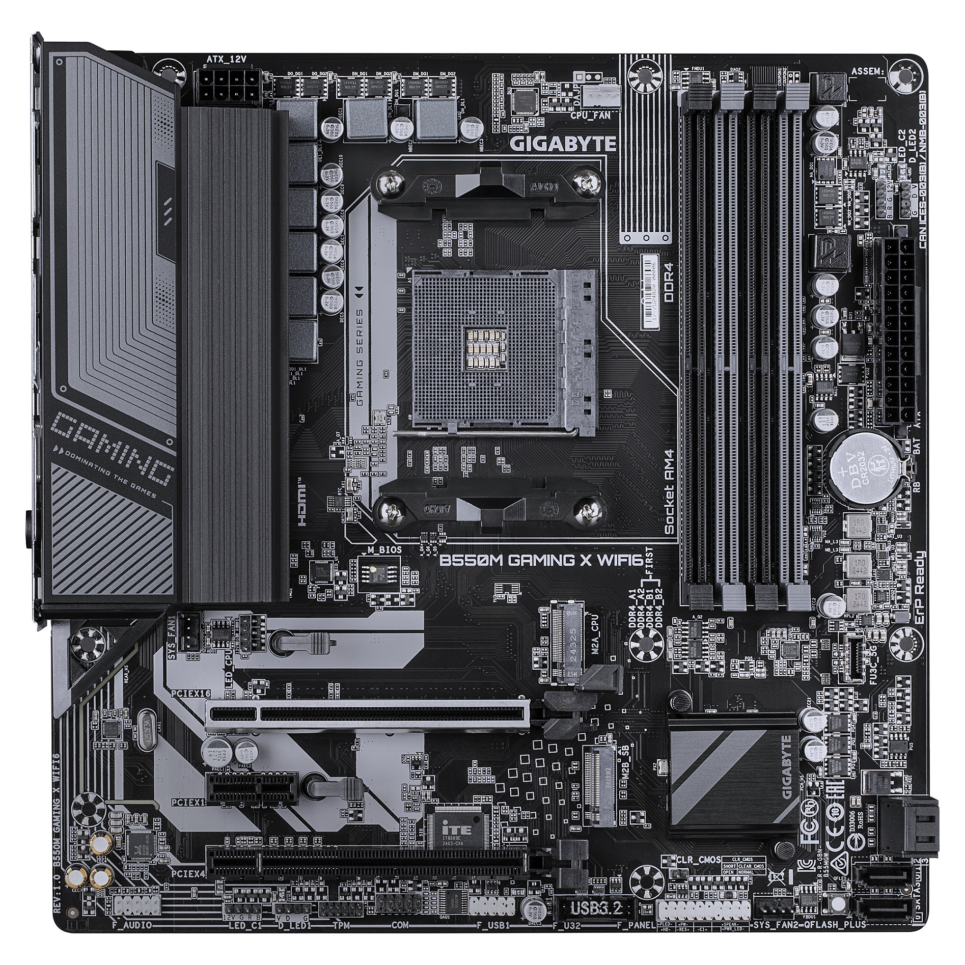 B550M GAMING X WIFI6 (B550.AM4.mATX.DDR4)