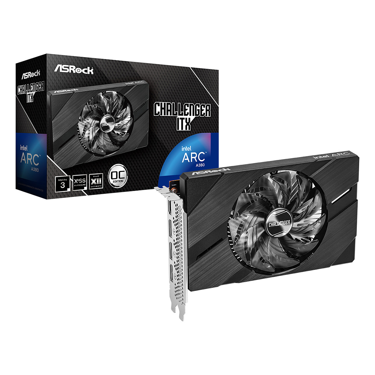 Intel Arc A380 6GB AsRock Challenger ITX GDDR6