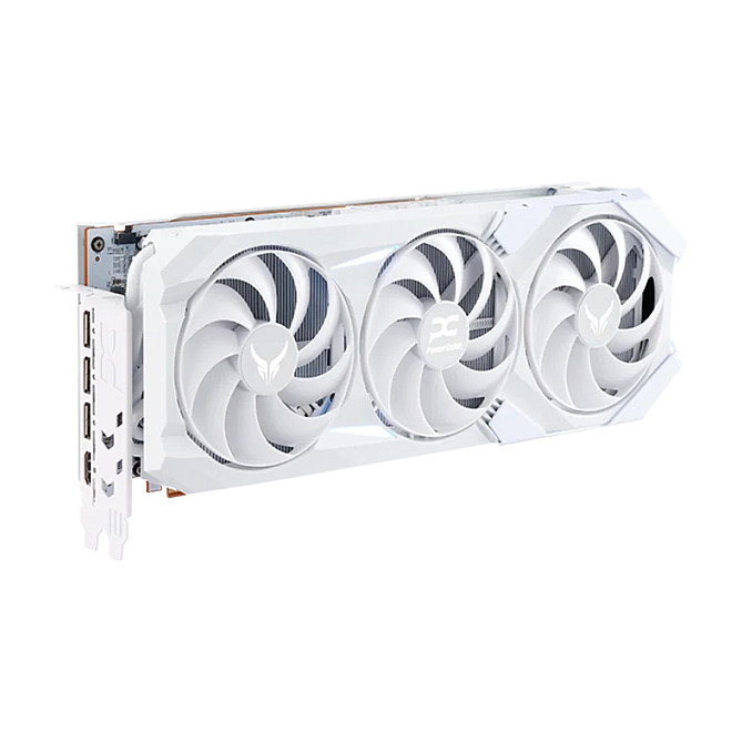 RX 9070 XT 16GB PowerColor Radeon Red Devil Spectral GDDR6 3 Fan white