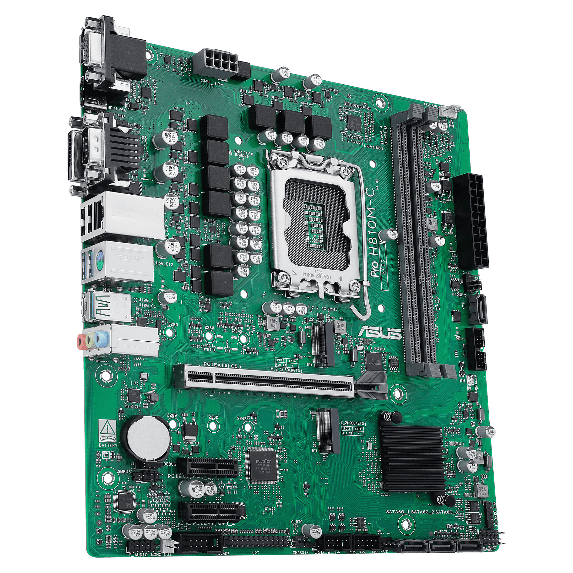 MB ASUS PRO H810M-C-CSM (Intel.LGA1851.DDR5.mATX)