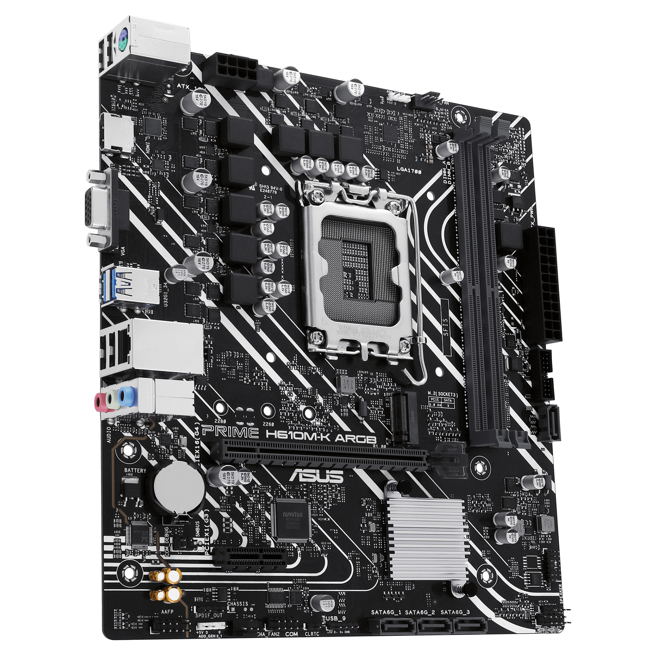 MB ASUS PRIME H610M-K ARGB (Intel.1700.DDR5.mATX)