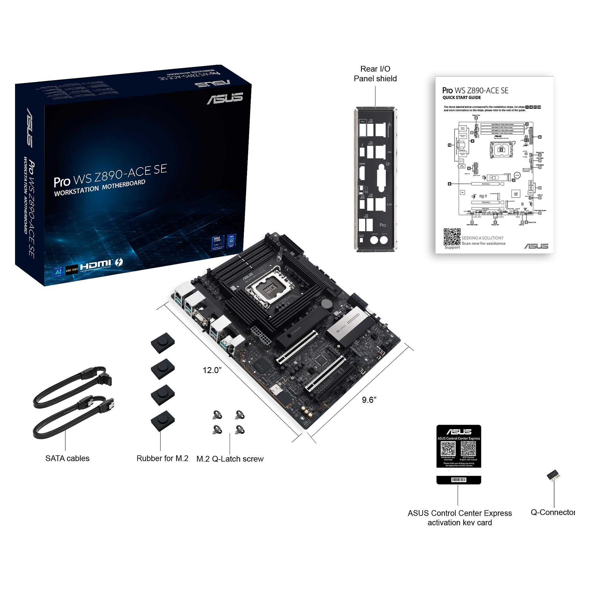MB ASUS PRO WS Z890-ACE SE (Intel.1851.DDR5.mATX)