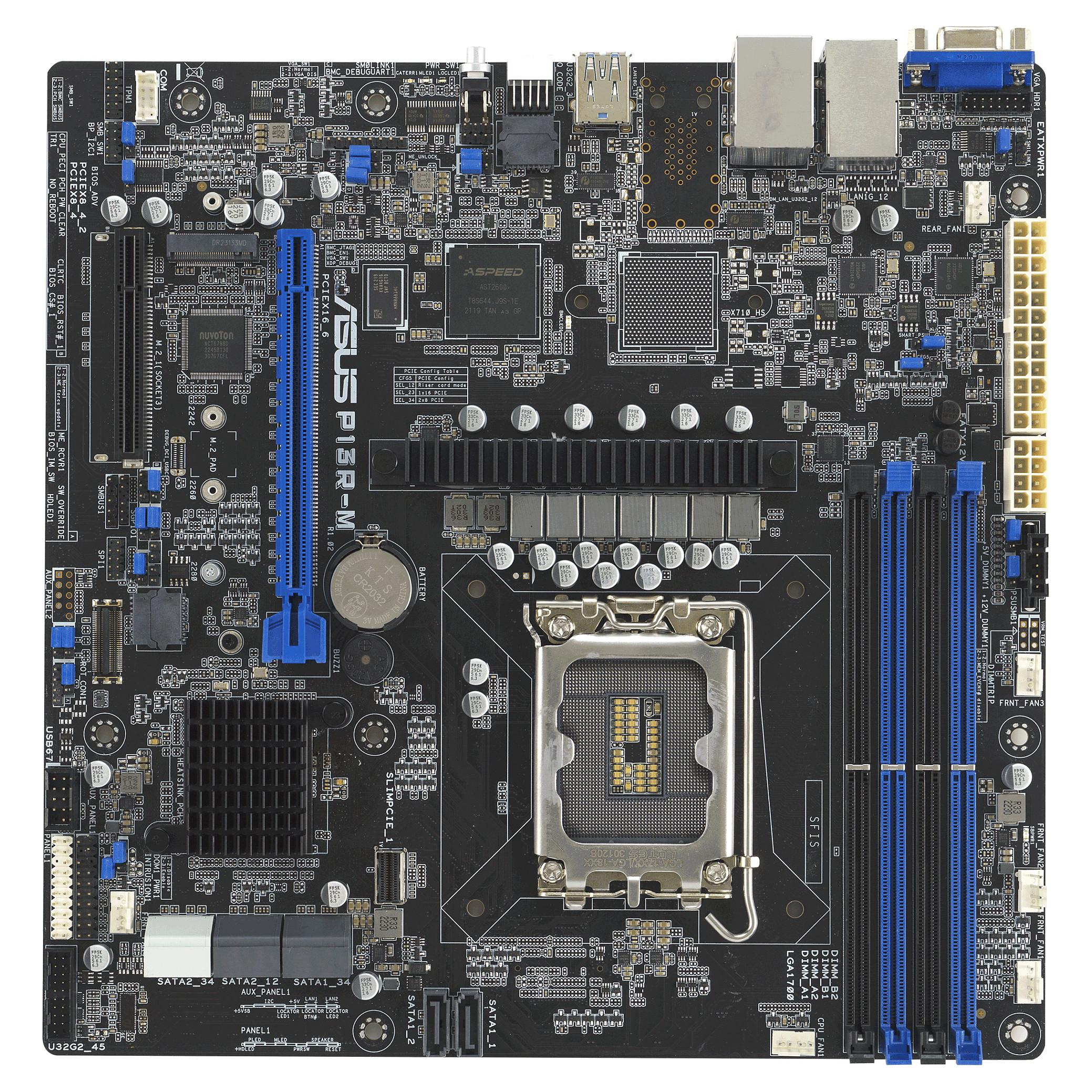 ASUS P13R-M microATX 1x LGA 1700 DDR5 2x1G ASMB11