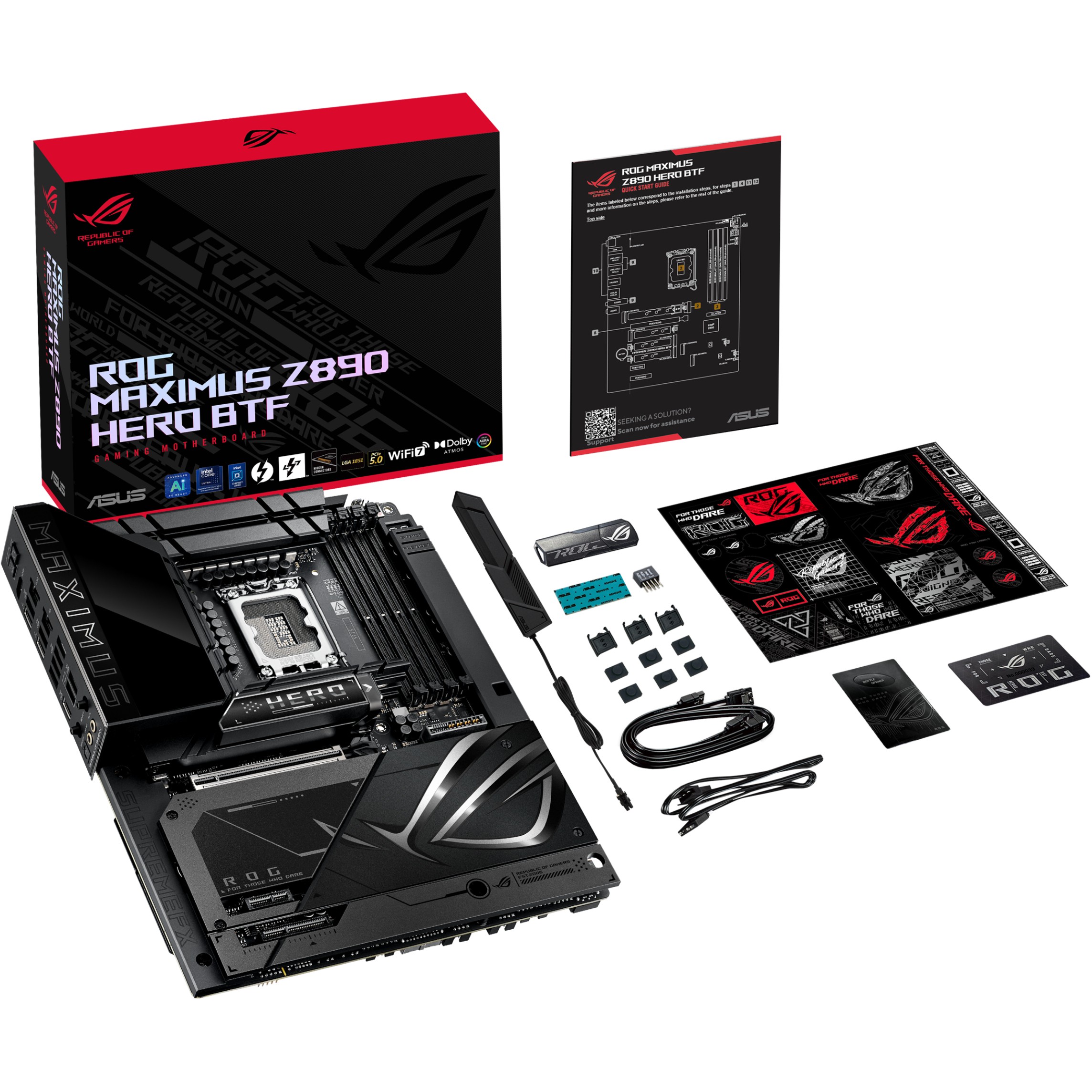 MB ASUS ROG MAXIMUS Z890 HERO BTF (Intel.LGA1851.DDR5.ATX)