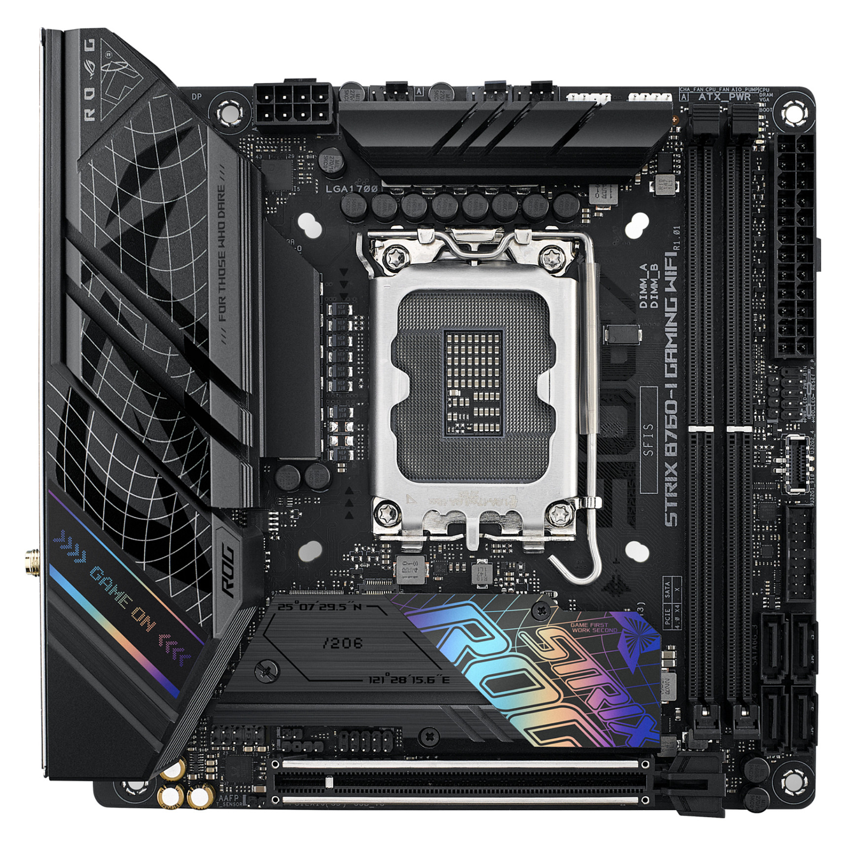 ASUS MB B760-I GAMING S.1700 MITX USB3.2 Gen2.USB-C Gen1.Gigabit LAN