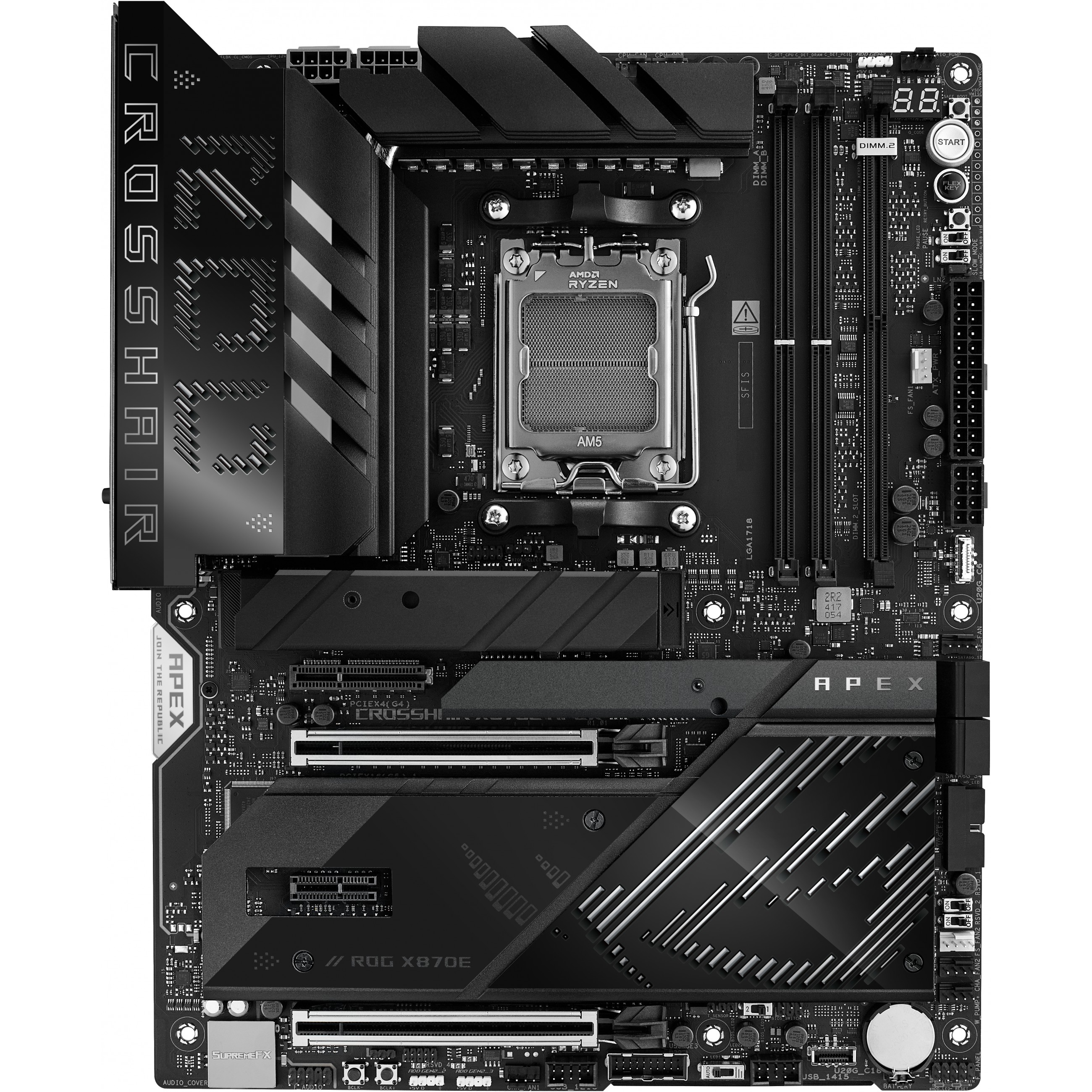 MB ASUS ROG CROSSHAIR X870E APEX (AMD.AM5.DDR5.ATX)