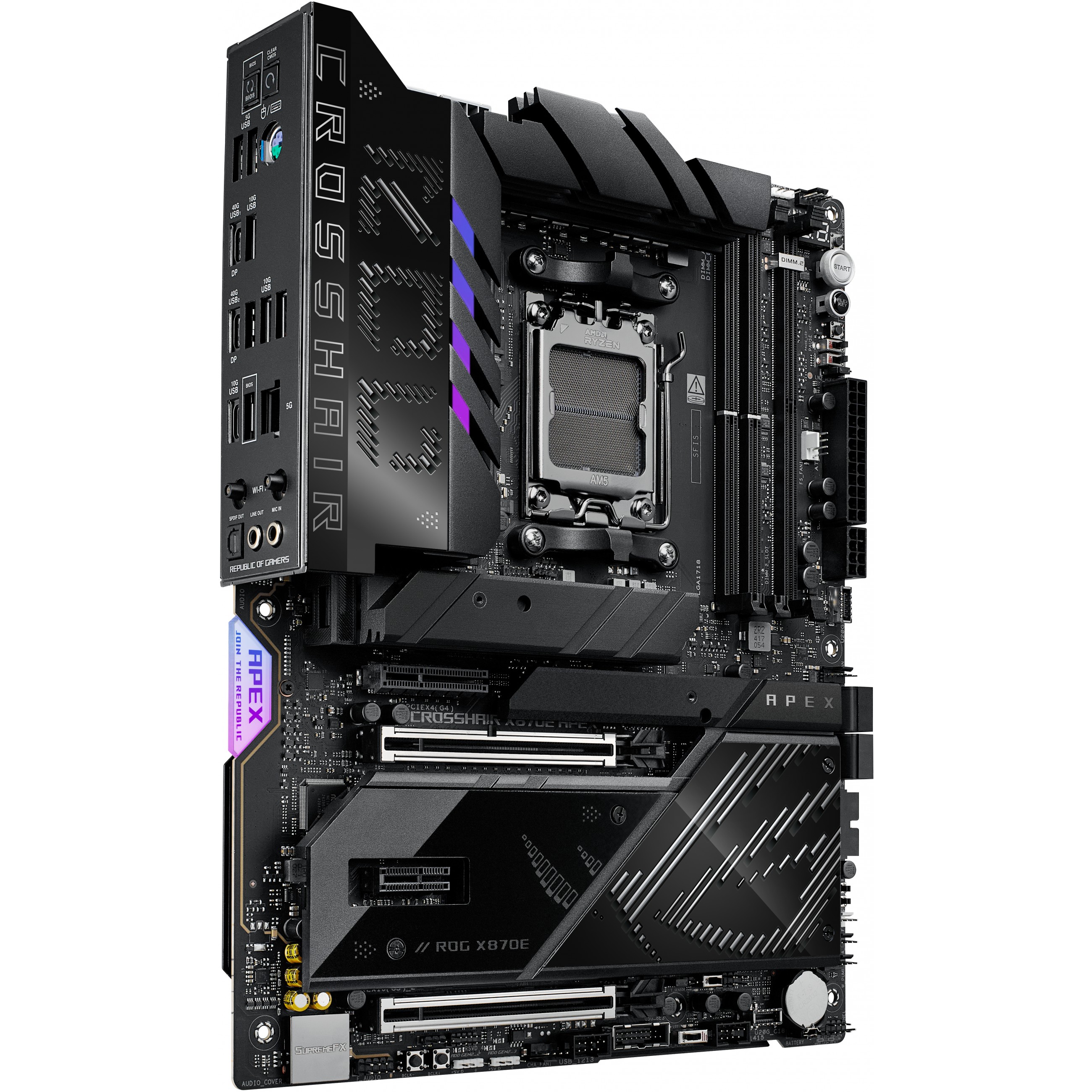 MB ASUS ROG CROSSHAIR X870E APEX (AMD.AM5.DDR5.ATX)