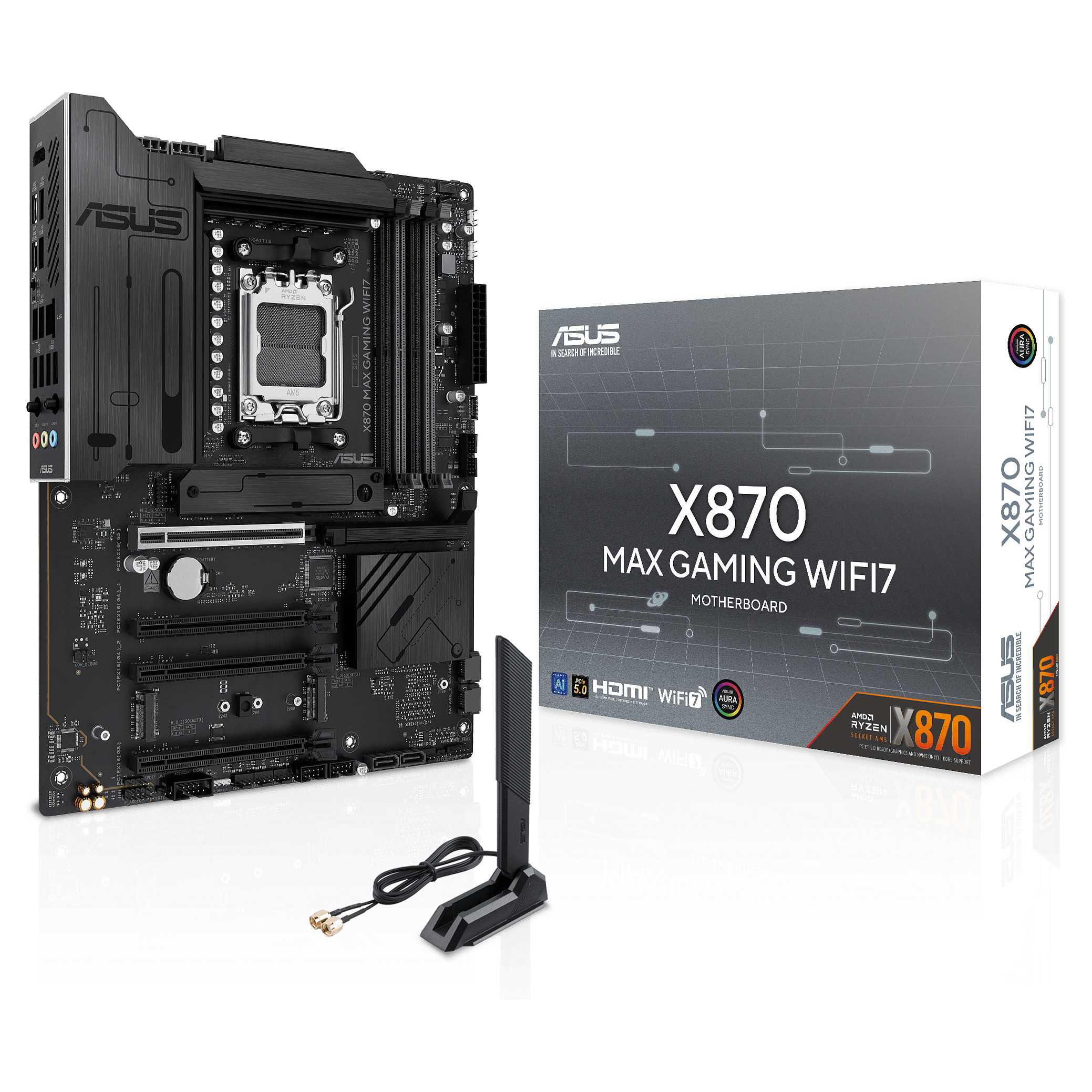 MB ASUS X870 MAX GAMING WIFI7 (AMD.AM5.DDR5.ATX)