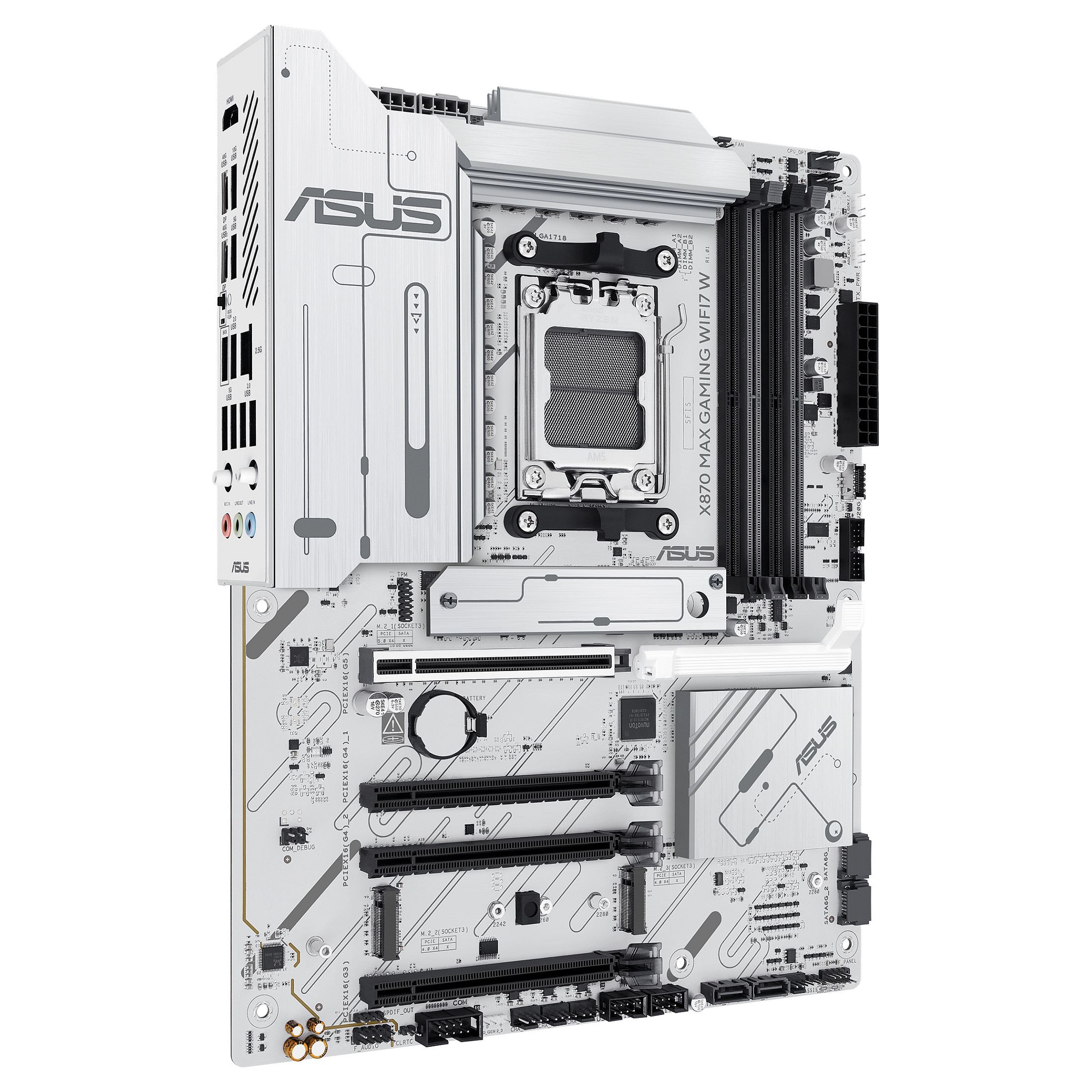 MB ASUS X870 MAX GAMING WIFI7 W (AMD.AM5.DDR5.ATX)