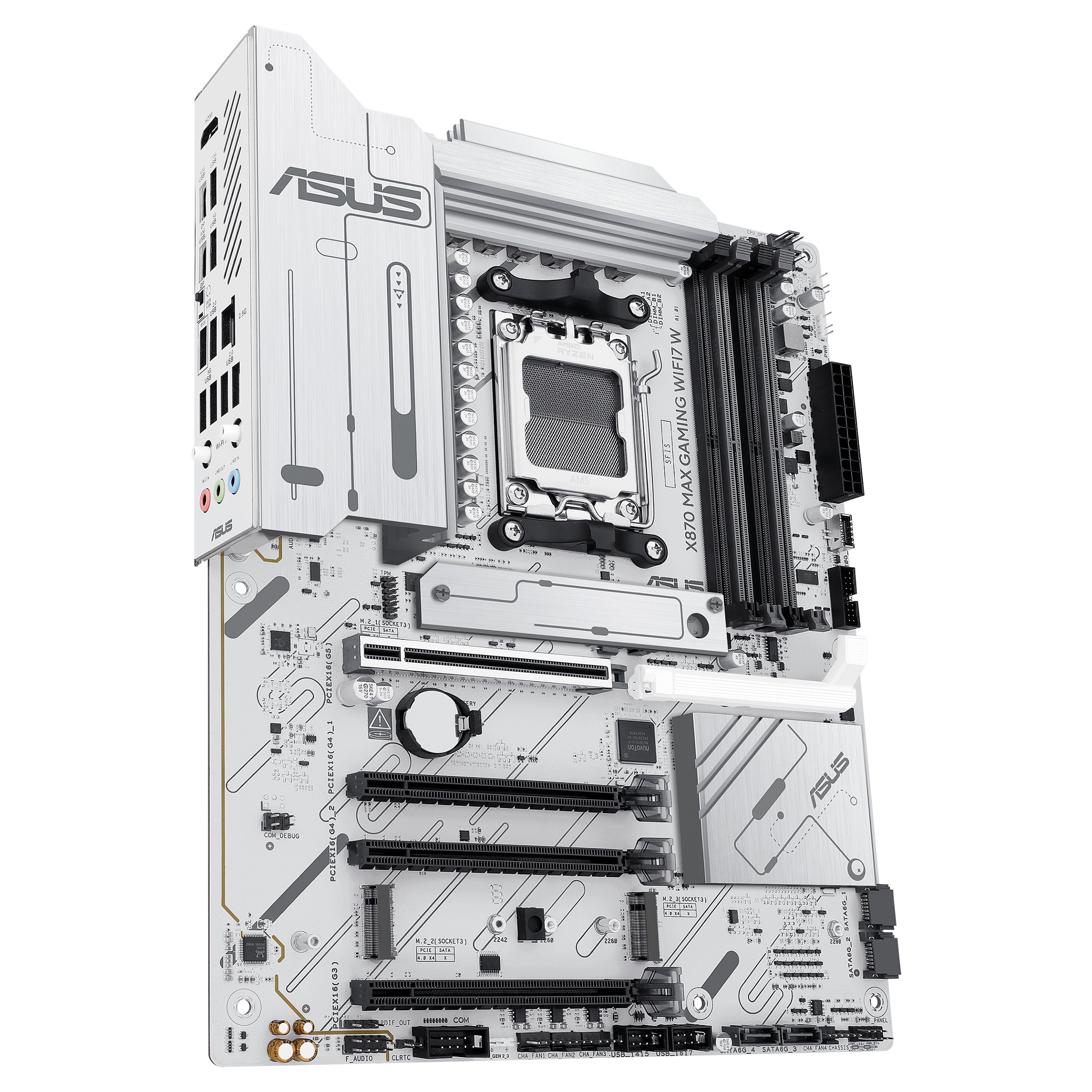 MB ASUS X870 MAX GAMING WIFI7 W (AMD.AM5.DDR5.ATX)