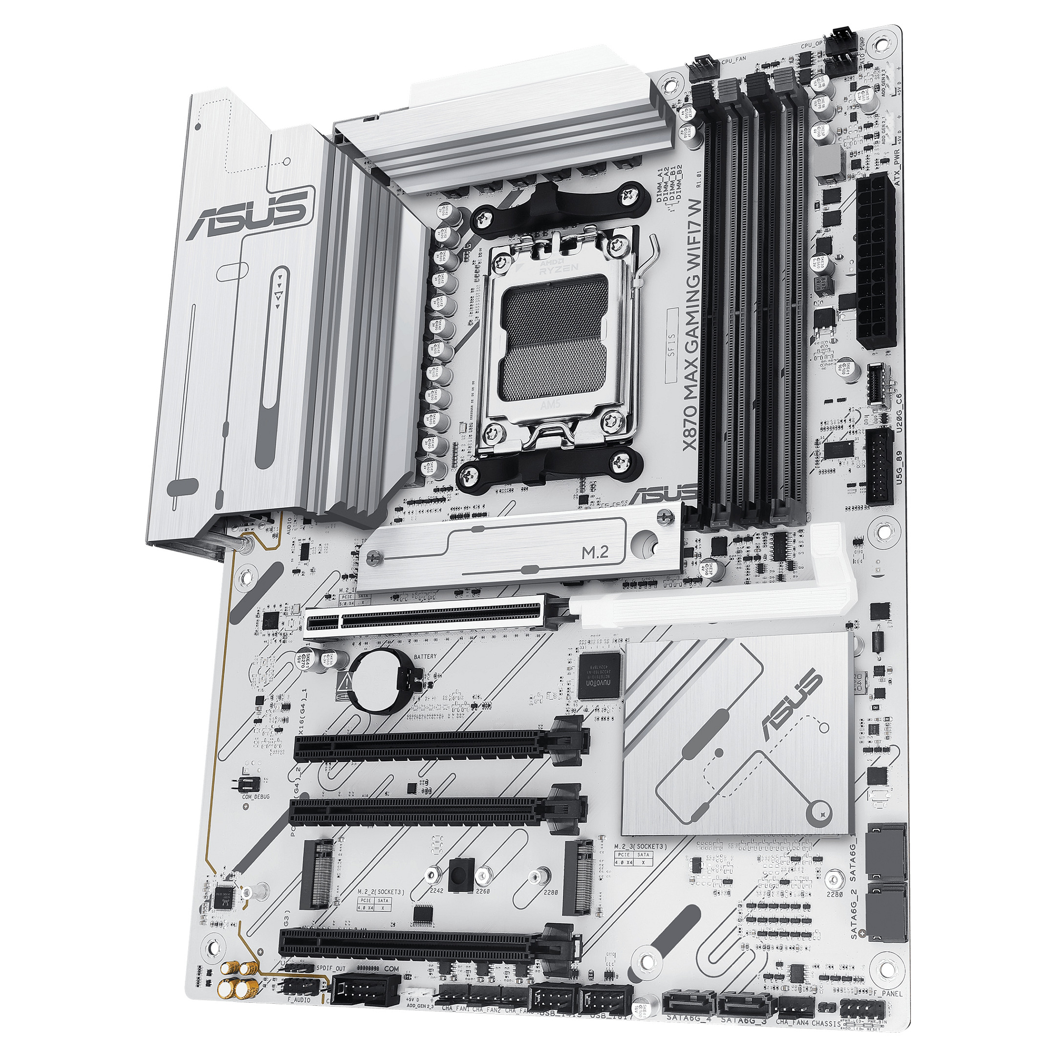 MB ASUS X870 MAX GAMING WIFI7 W (AMD.AM5.DDR5.ATX)