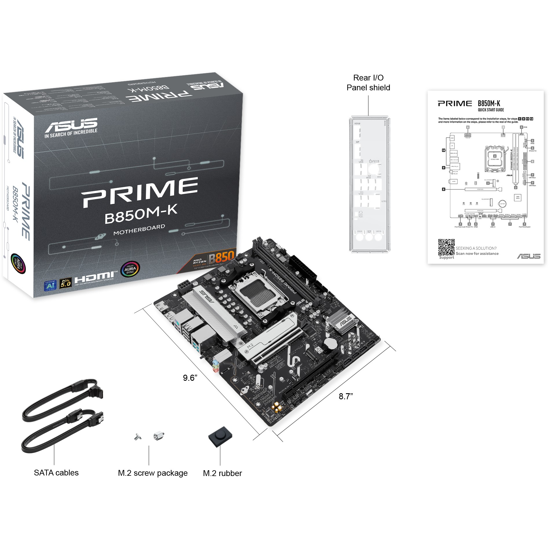 MB ASUS PRIME B850M-K