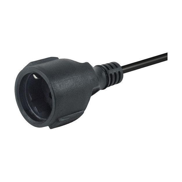 Equip Stromkabel CEE 7/7->CEE 7/3 St/Bu schwarz 1.80m