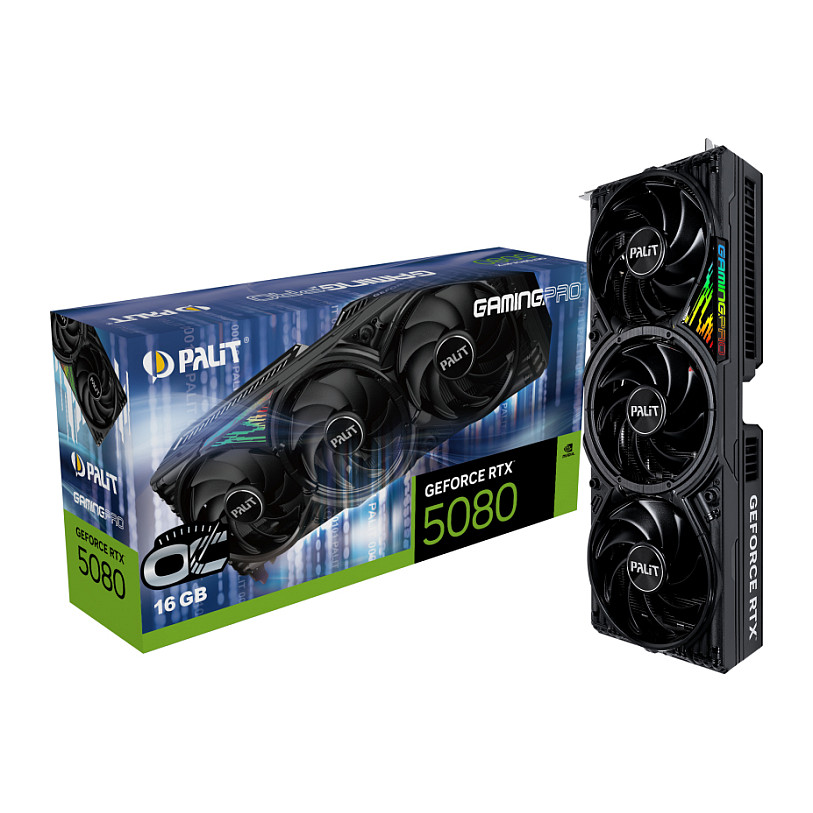 RTX 5080 16GB Palit GamingPro OC GDDR7 3 Fan