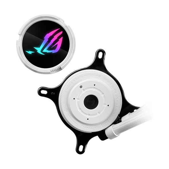 K Asus WAK ROG Strix LC III 240 ARGB White Edition