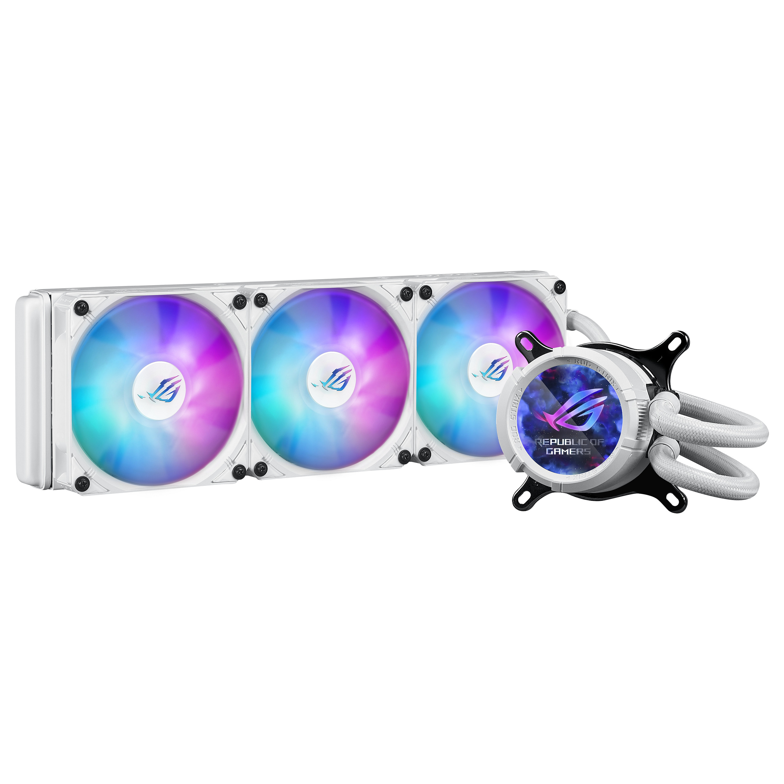 K Asus WAK ROG STRIX LC III 360 ARGB LCD WHT
