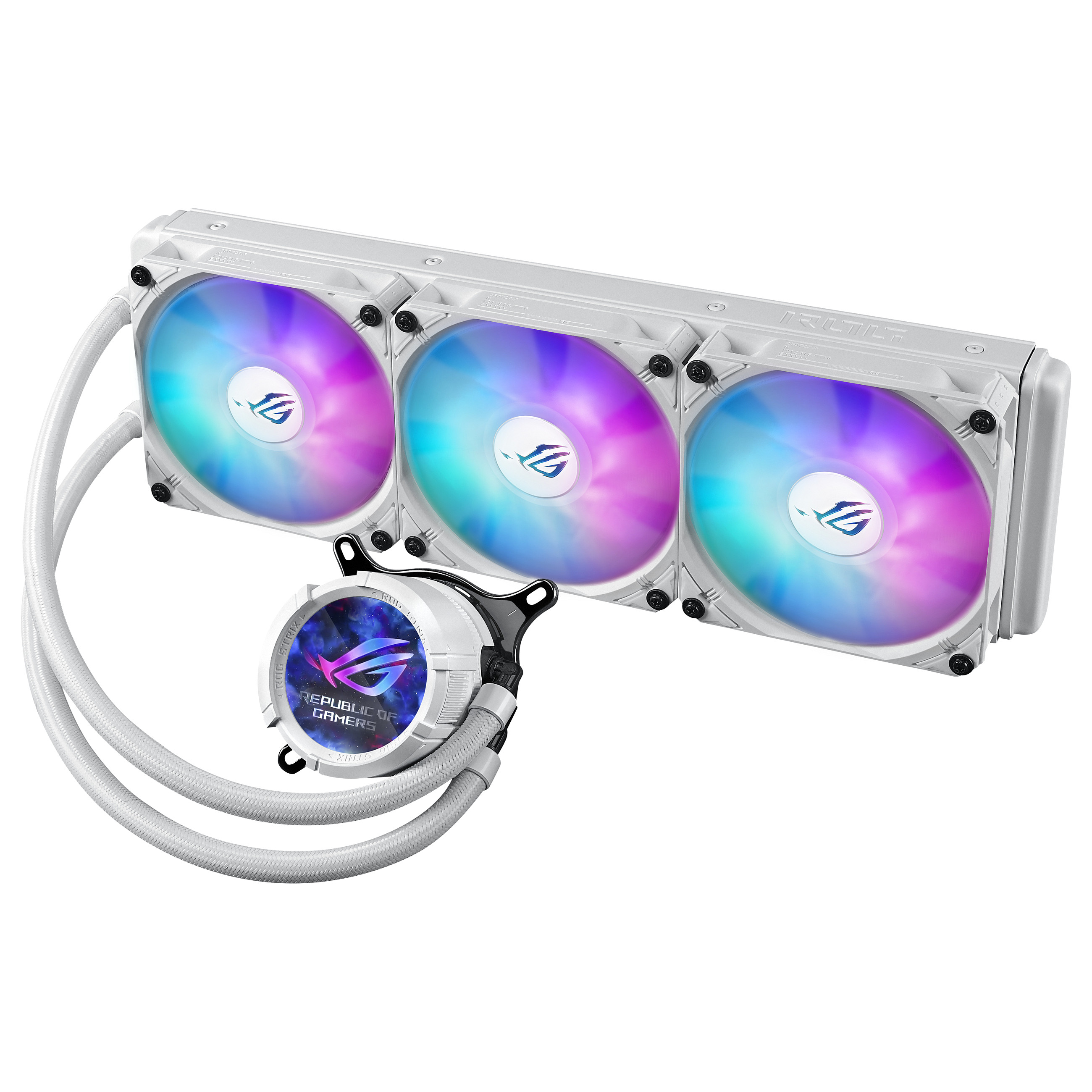 K Asus WAK ROG STRIX LC III 360 ARGB LCD WHT