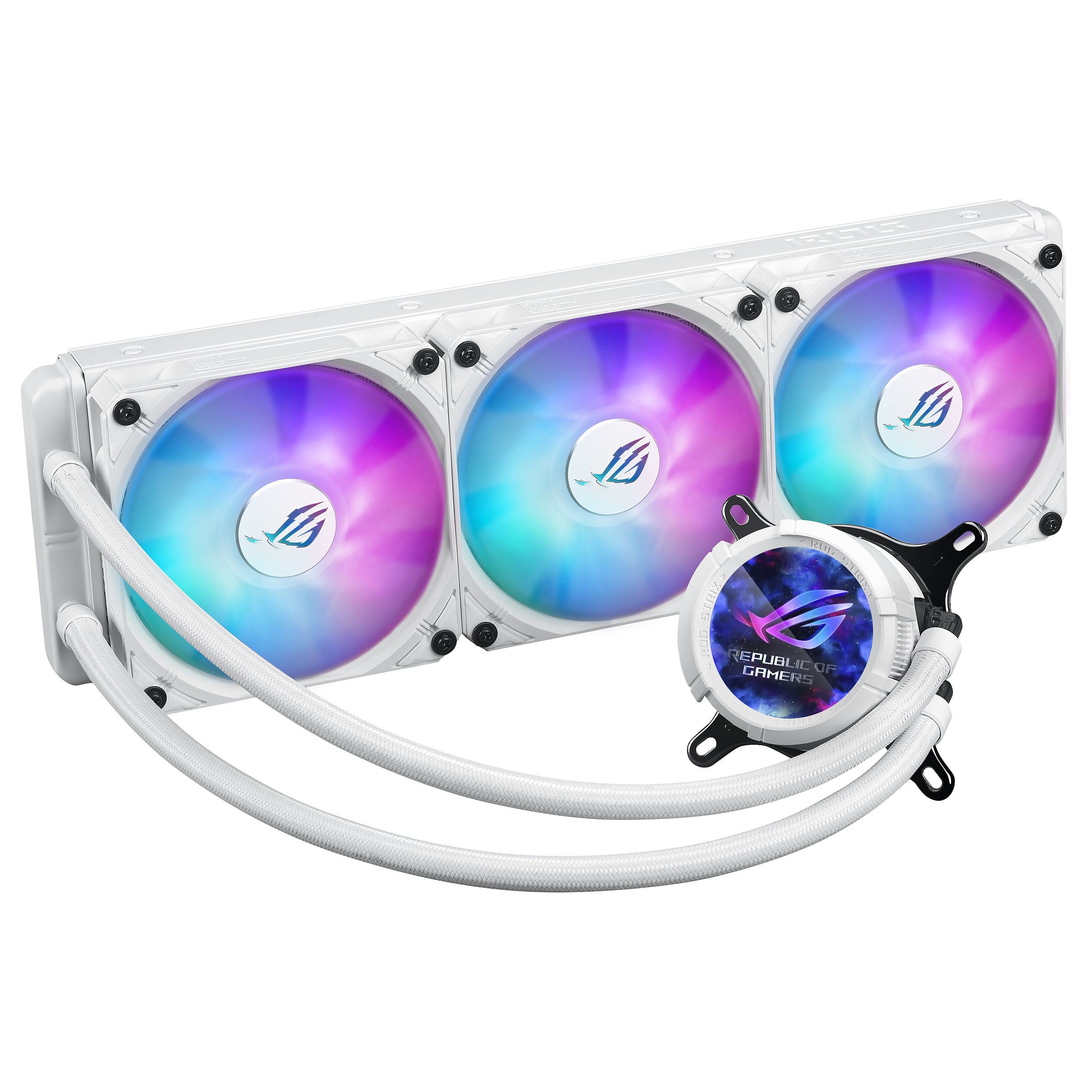 K Asus WAK ROG STRIX LC III 360 ARGB LCD WHT