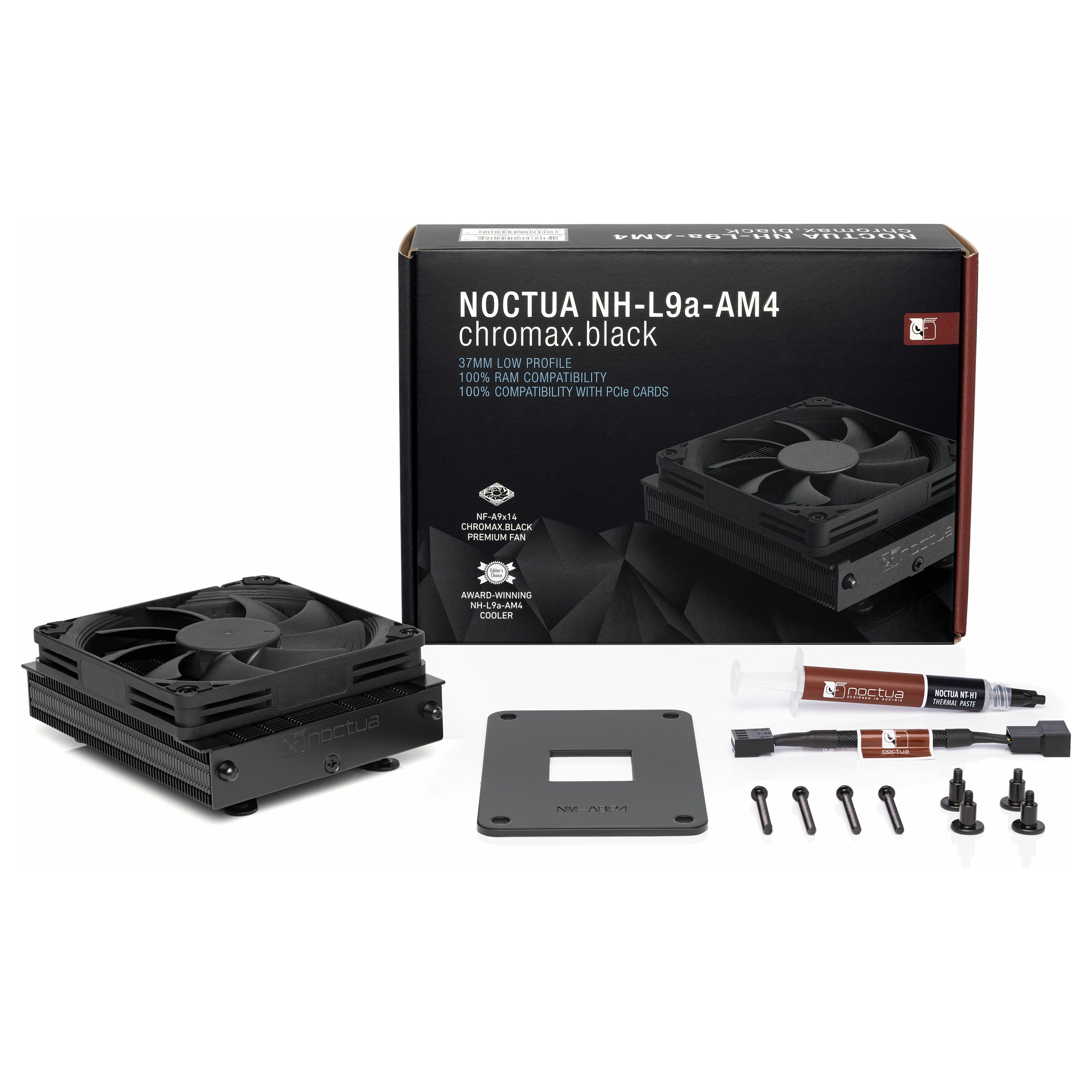 K NOCTUA Kühler NH-L9a-AM4 Chromax.black