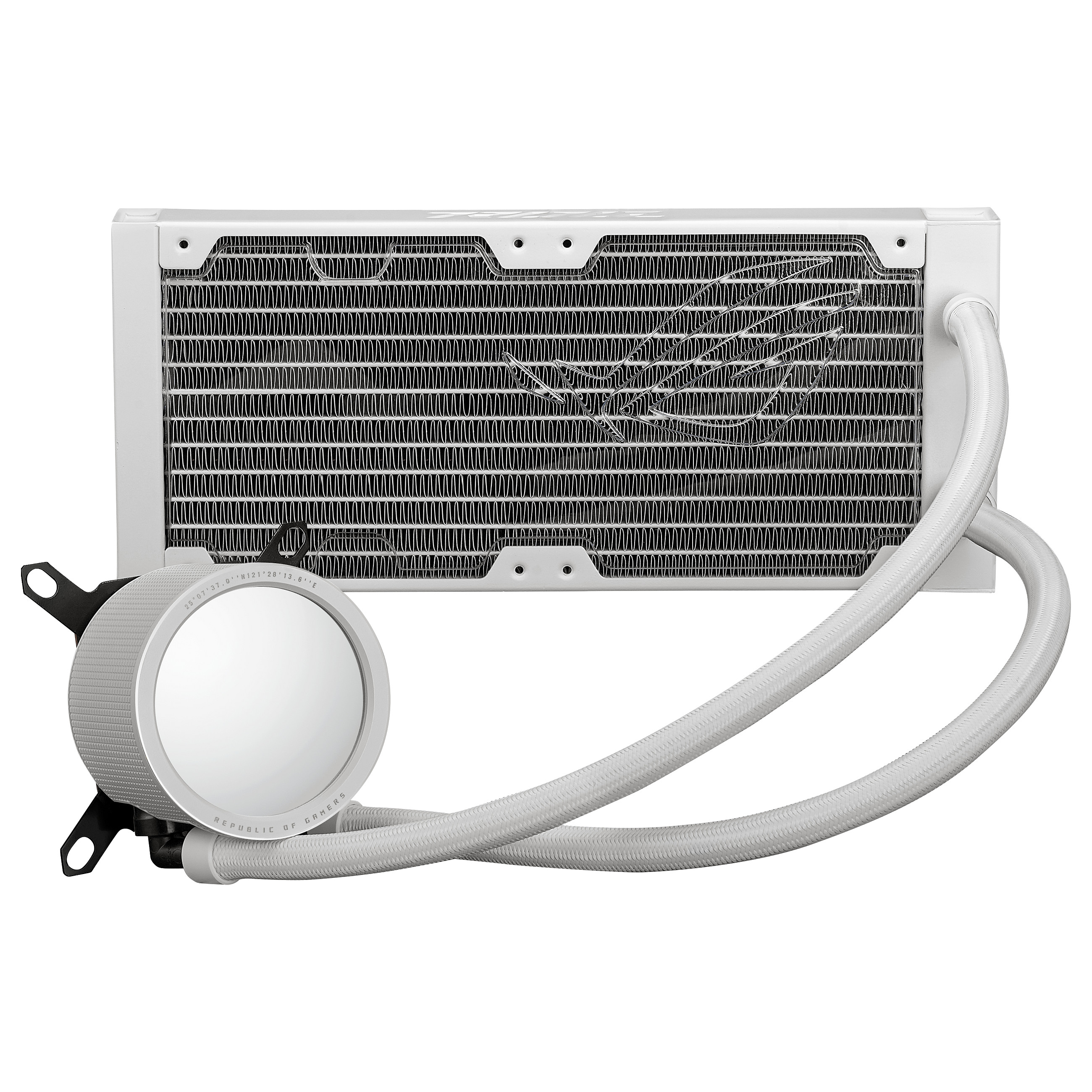 K Asus WAK ROG RYUO III 240 ARGB White Edition